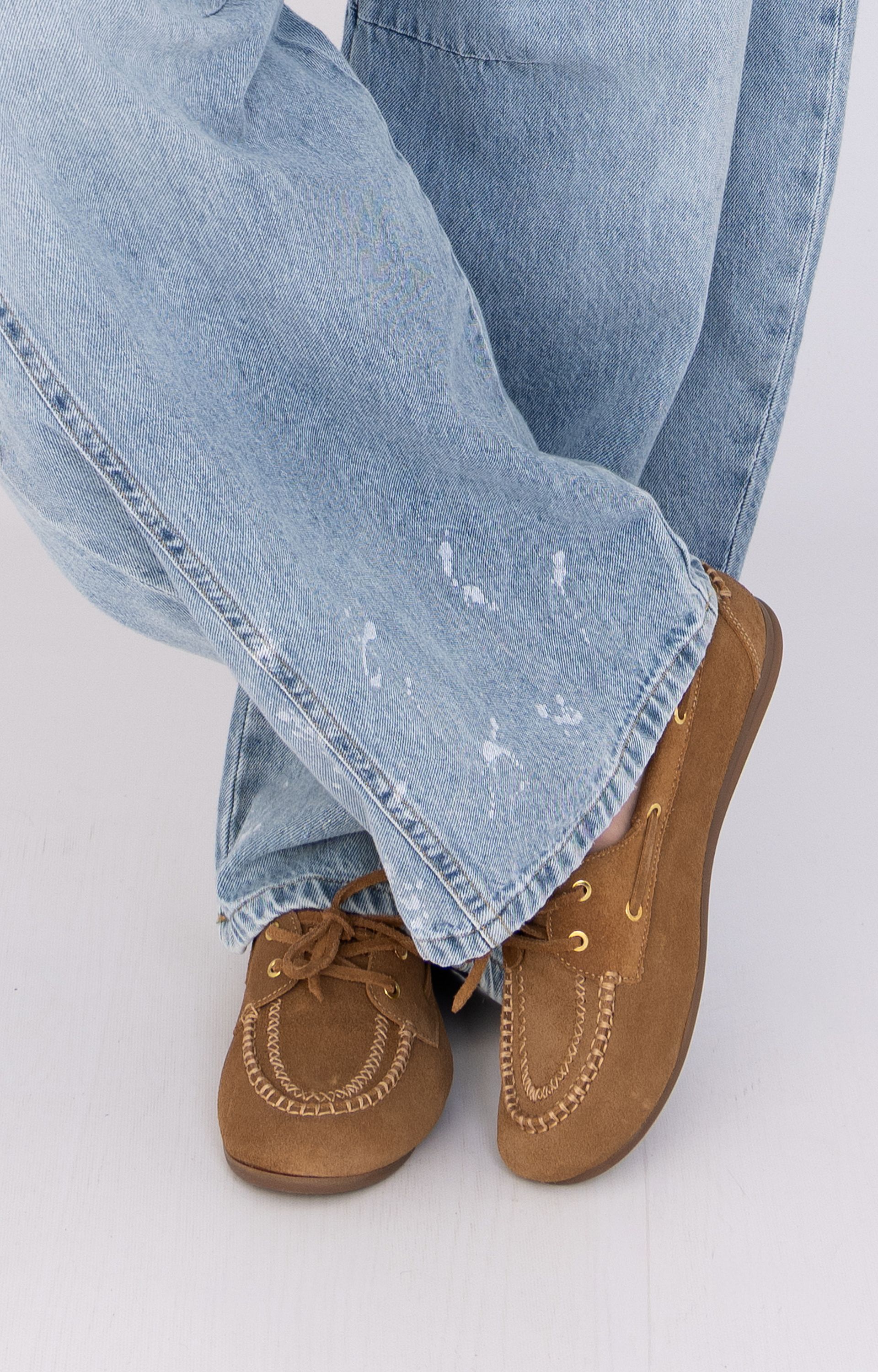 Bootschoen Suede