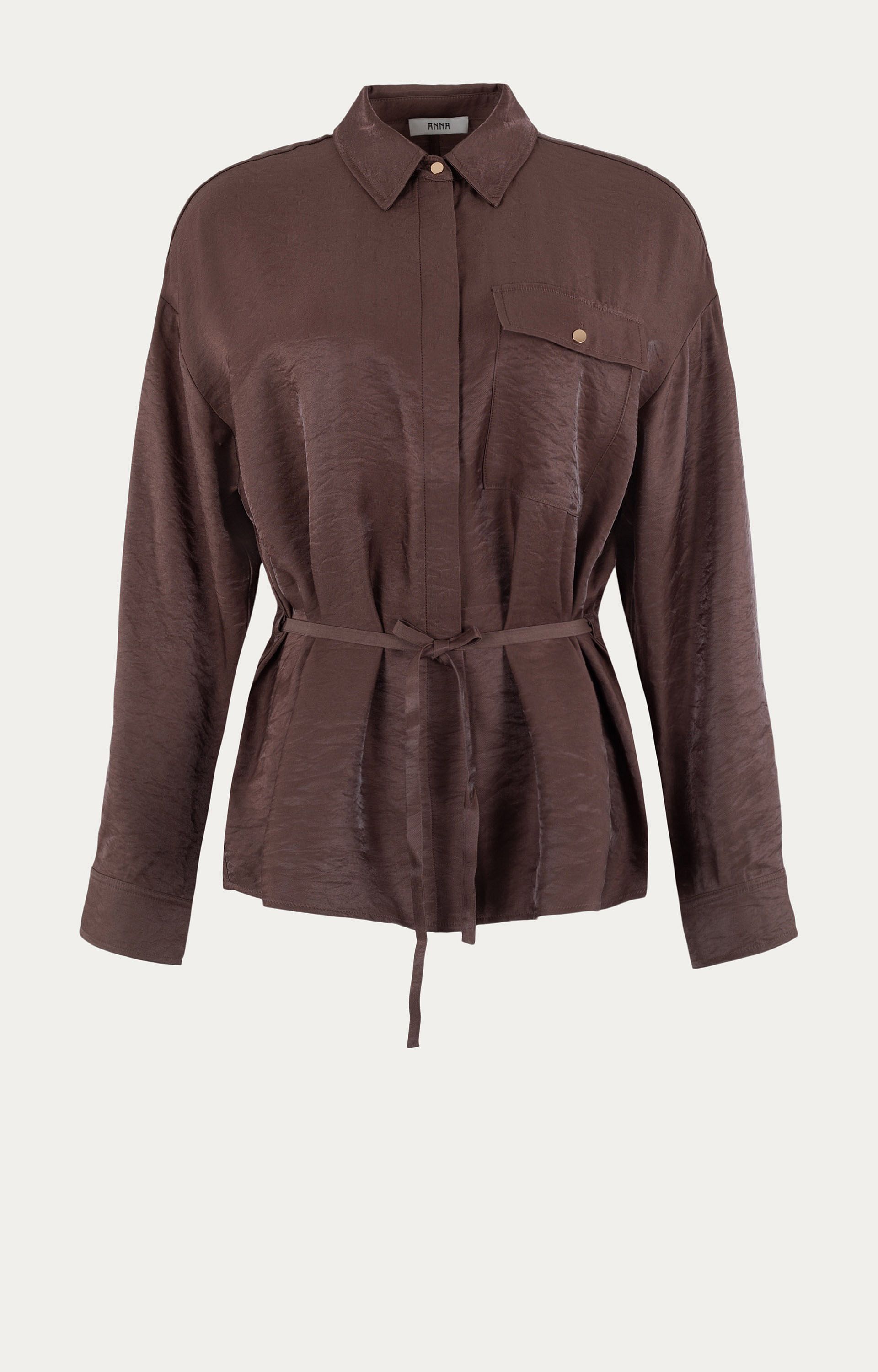 Blouse met glans