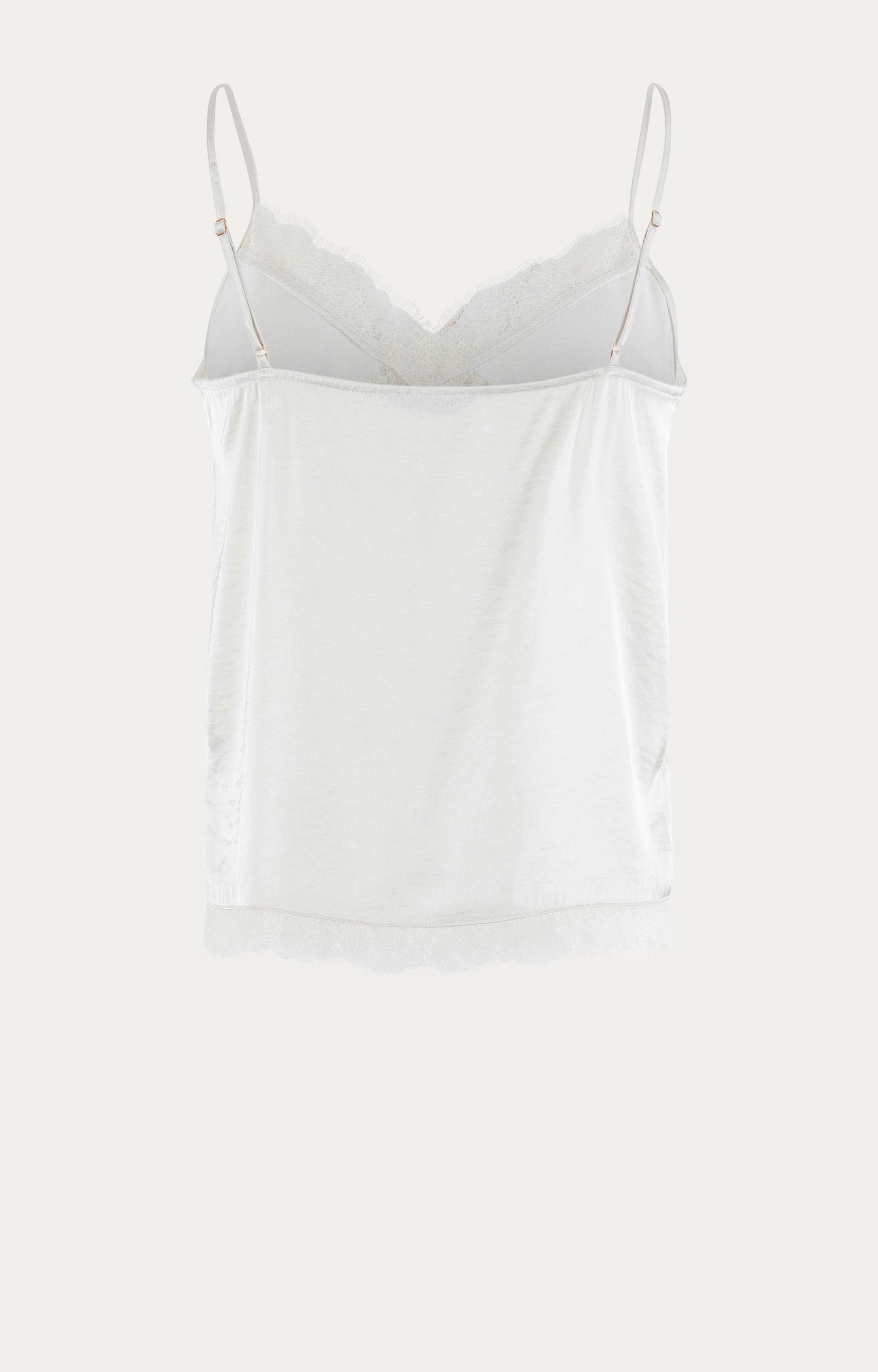 Lingerie top satijnlook