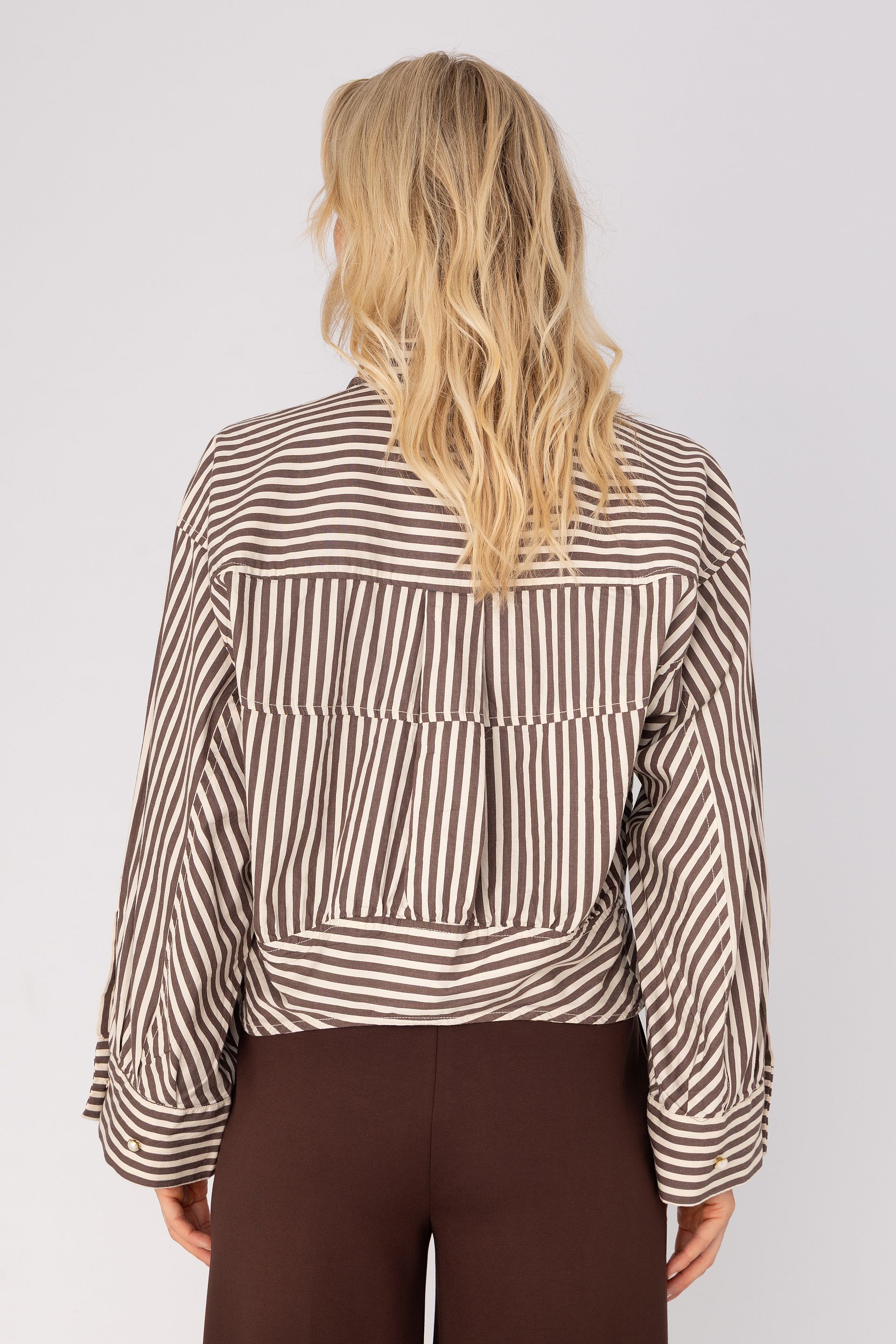 Blouse met streepdessin