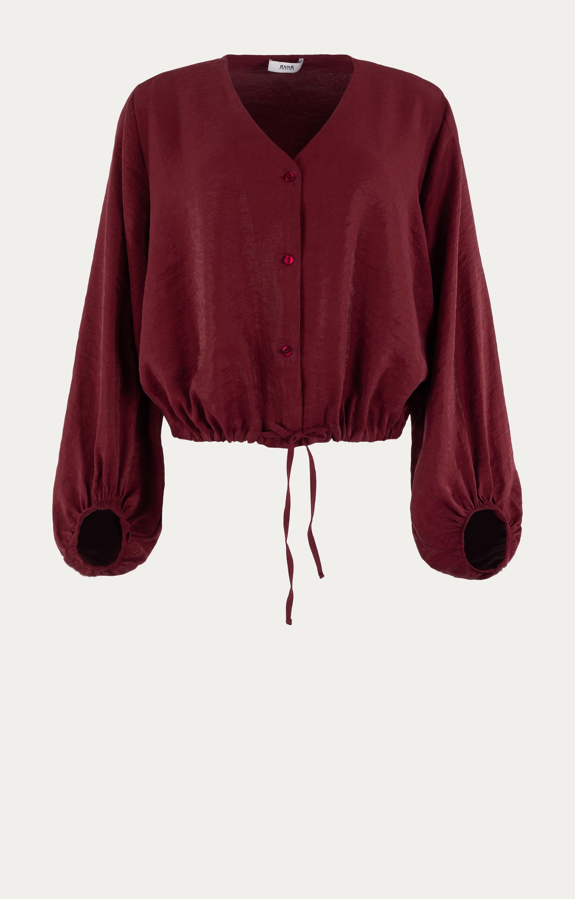 Blouse met trekkoord
