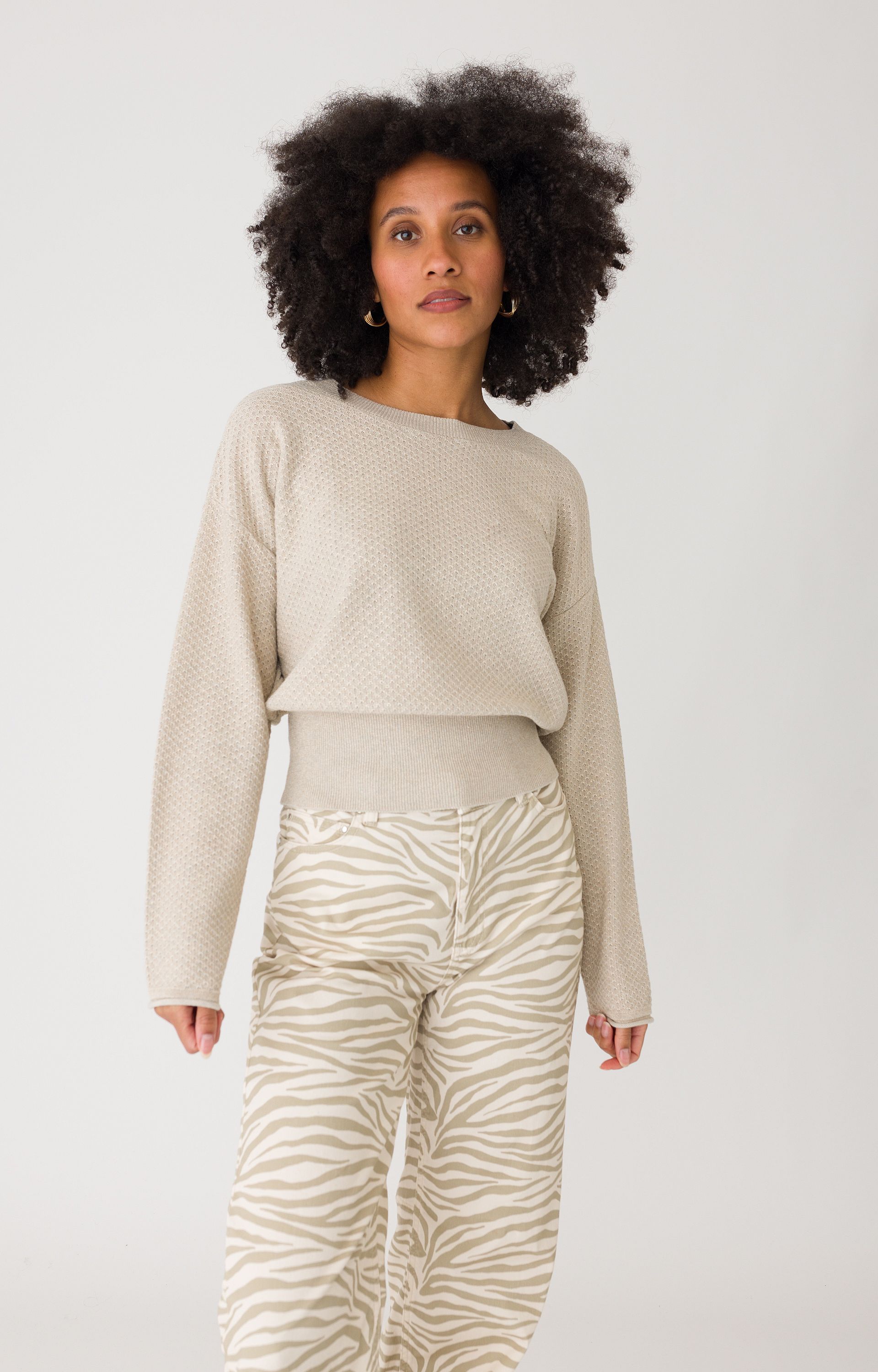 Broek met print