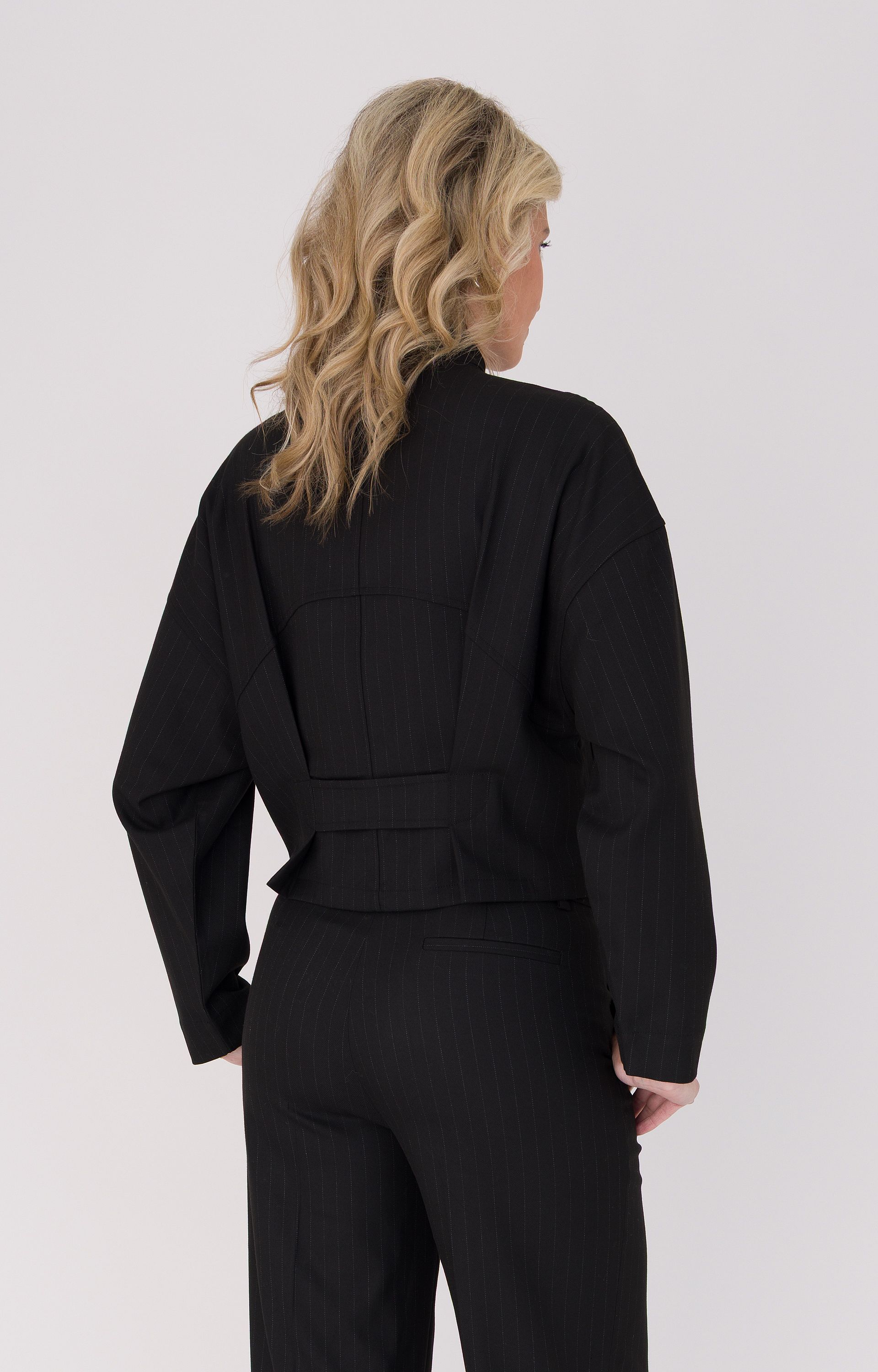 Blazer met krijtstreep