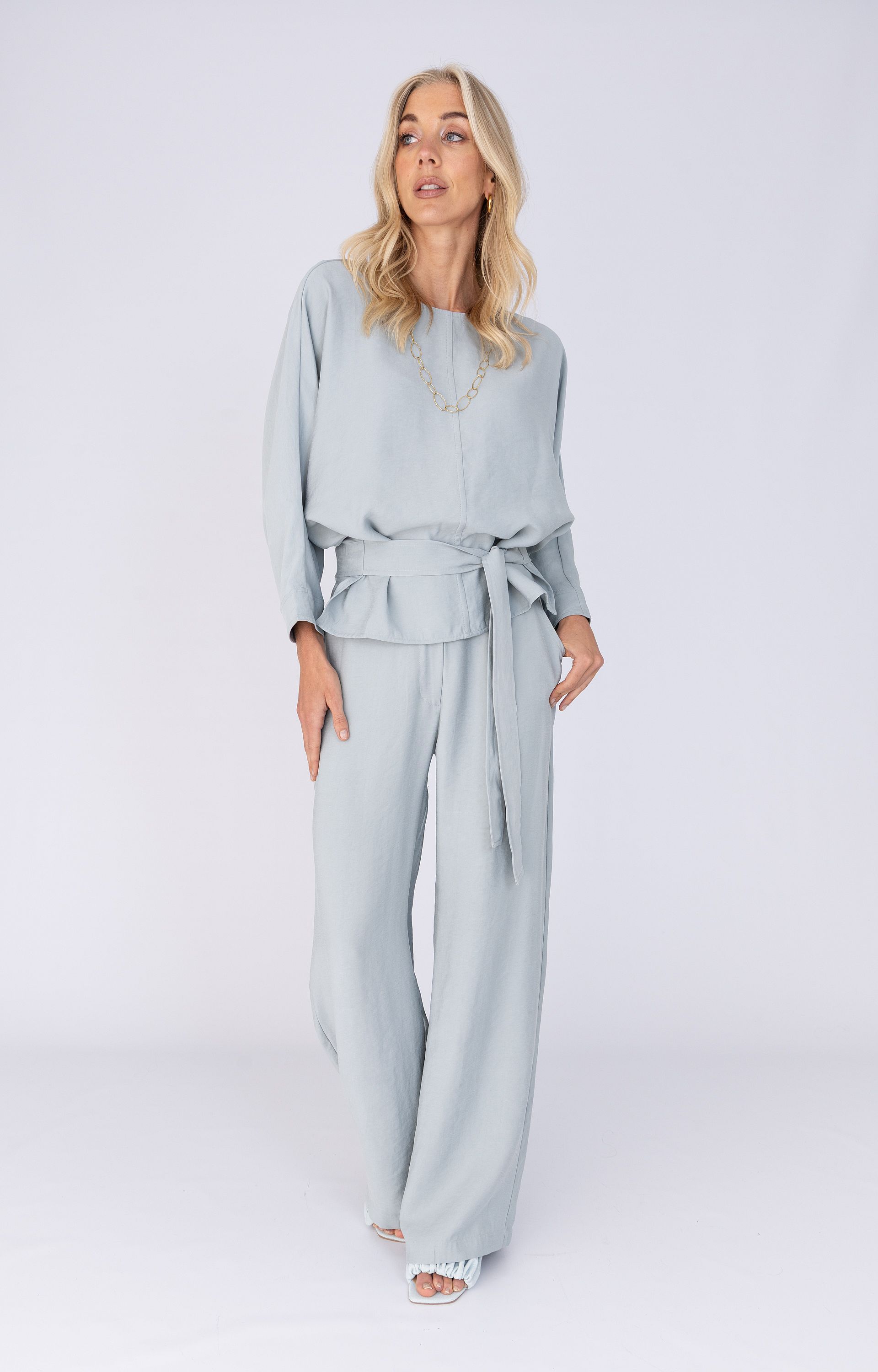 Blouse met strikdetail 