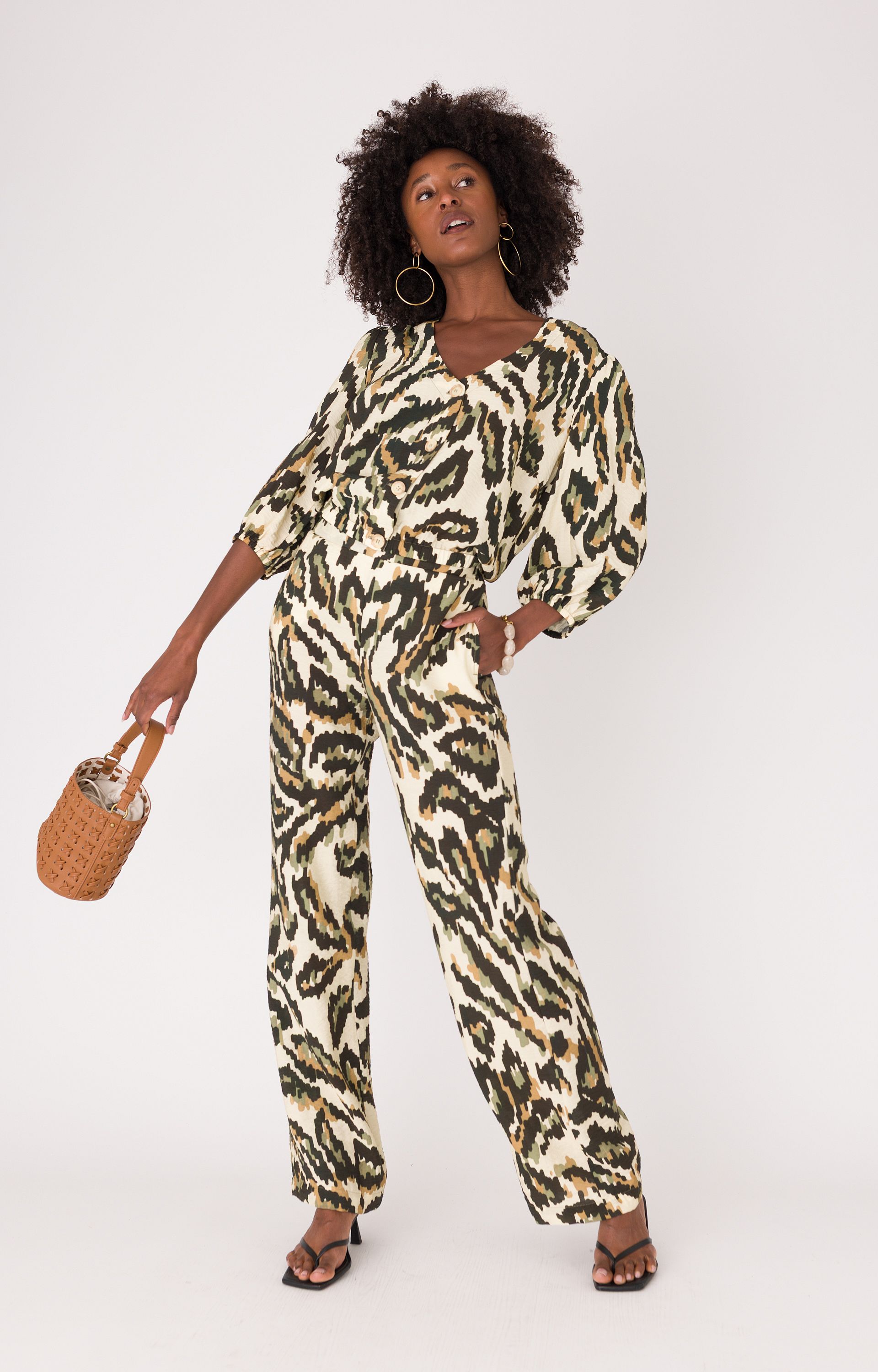 Blouse met print