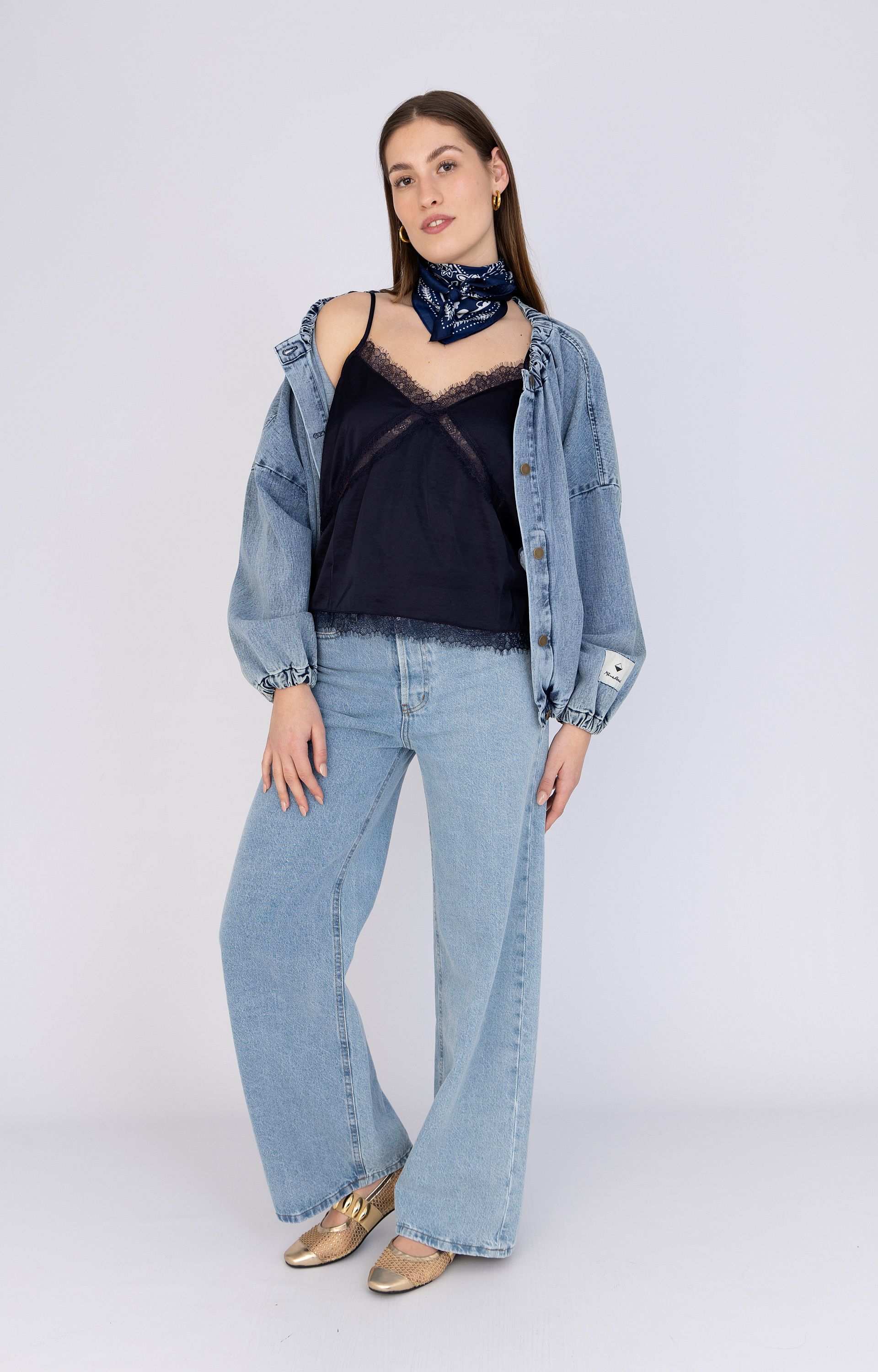 Lingerie top satijnlook