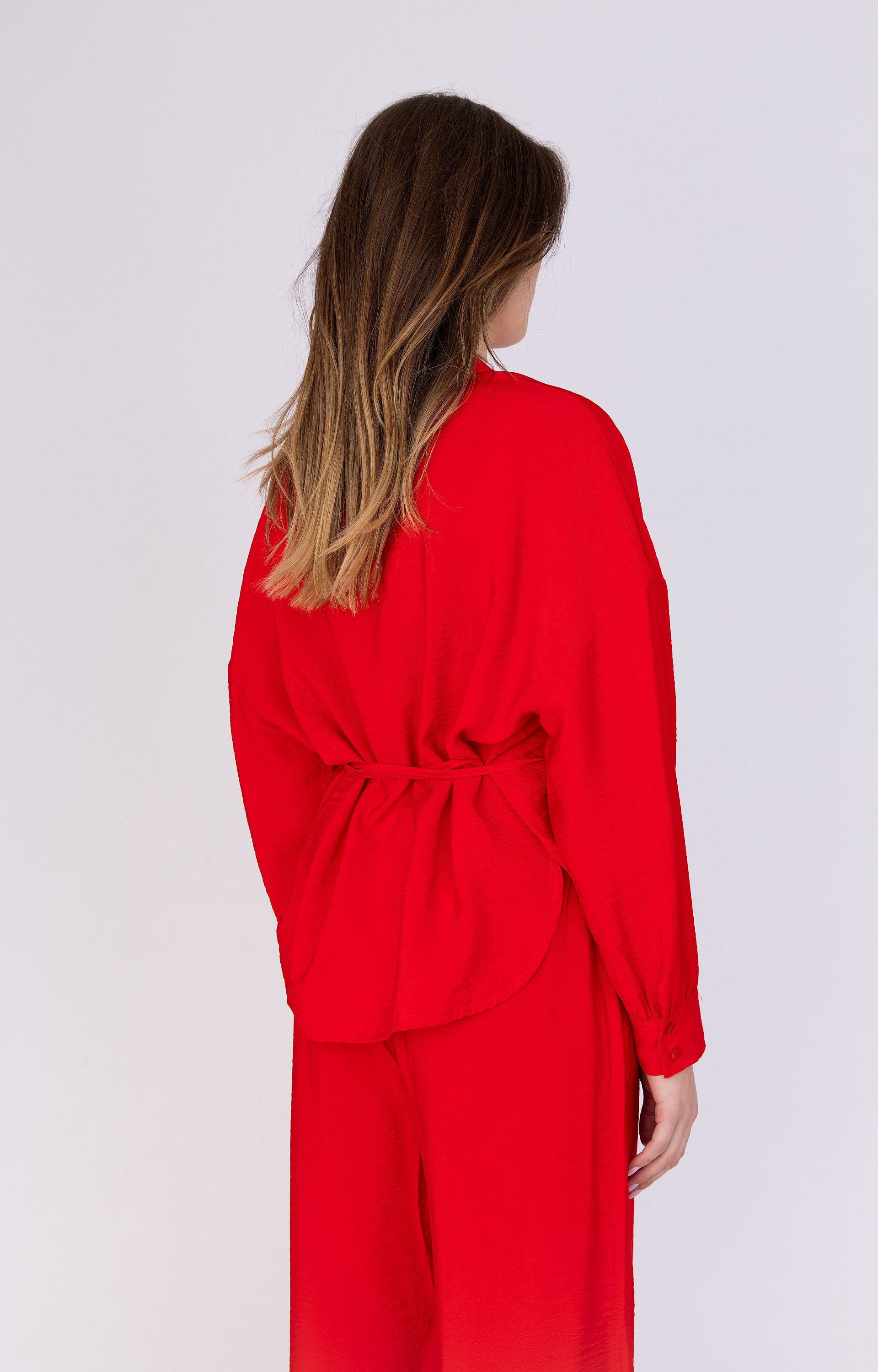 Blouse met strikdetail