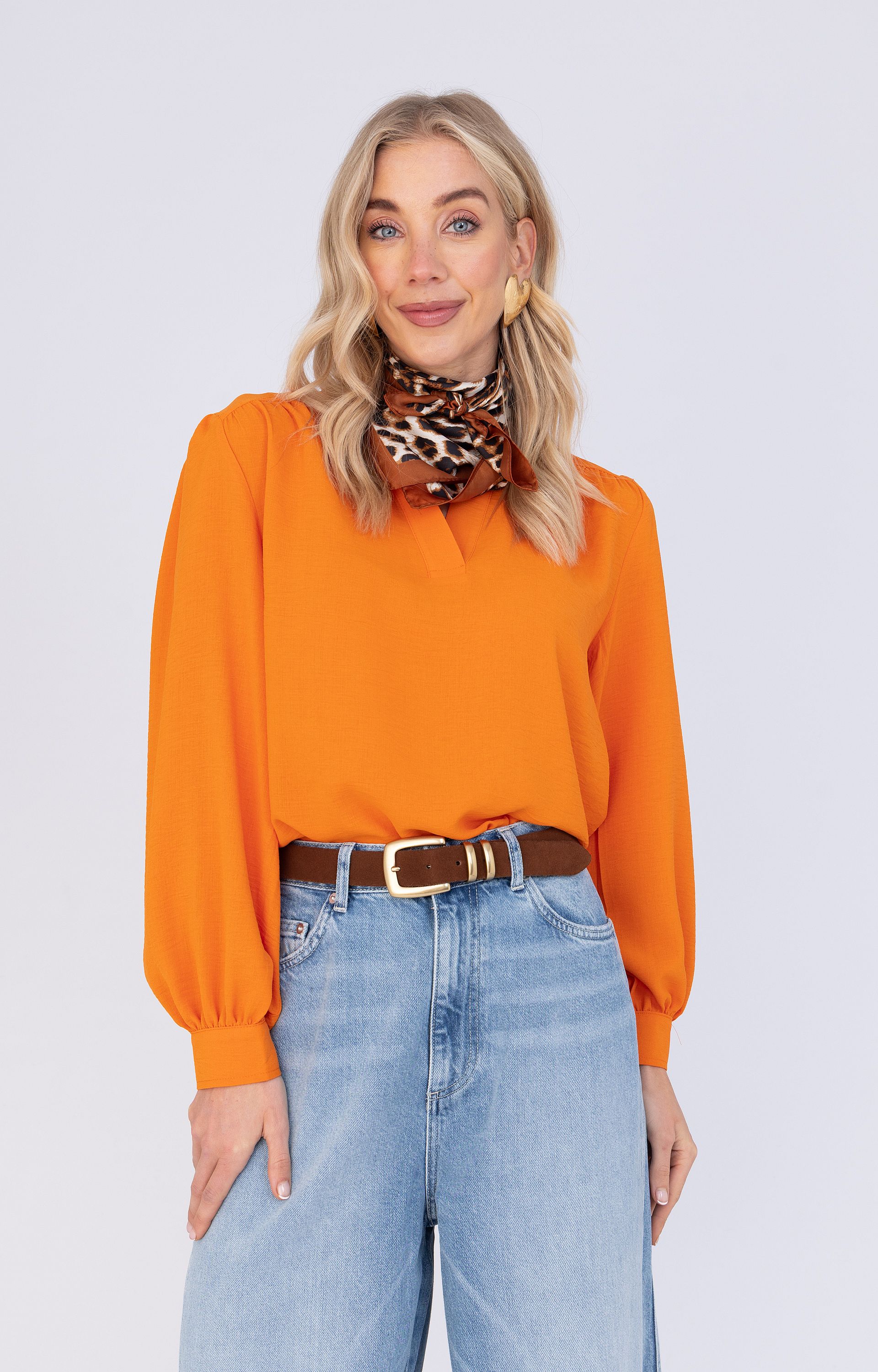 Blouse met structuur