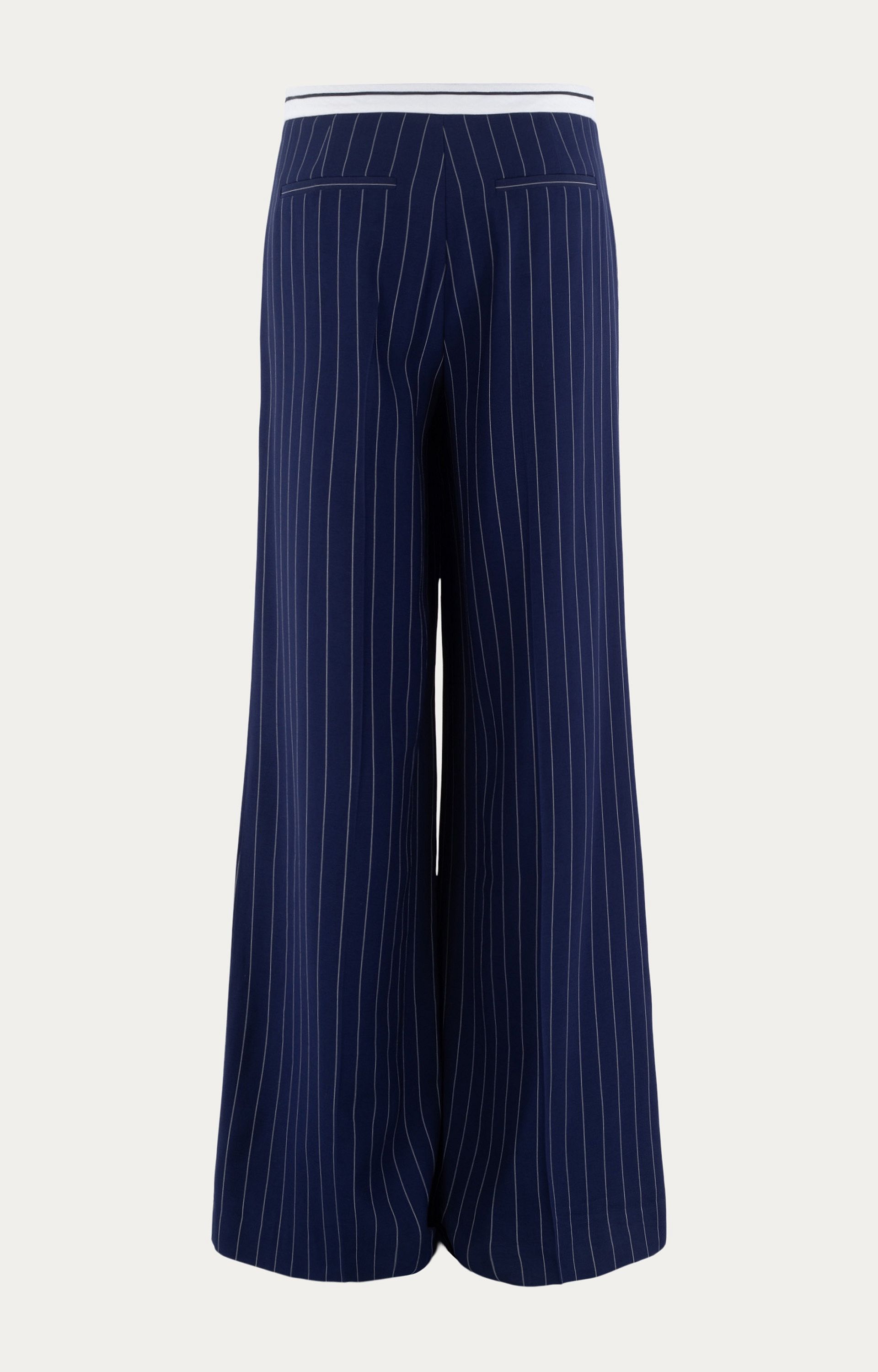 Broek met krijtstreep