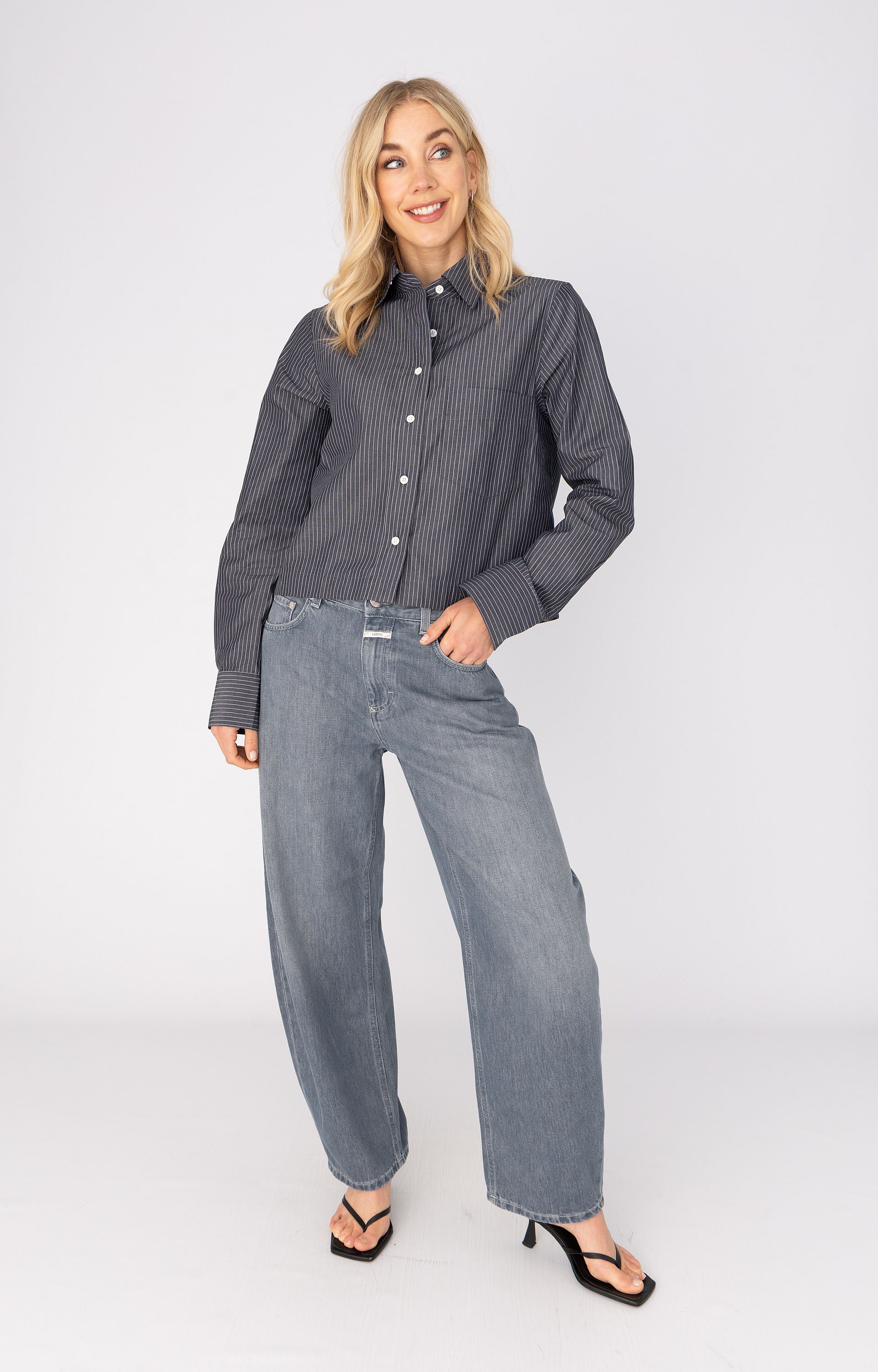 Blouse met strepen 