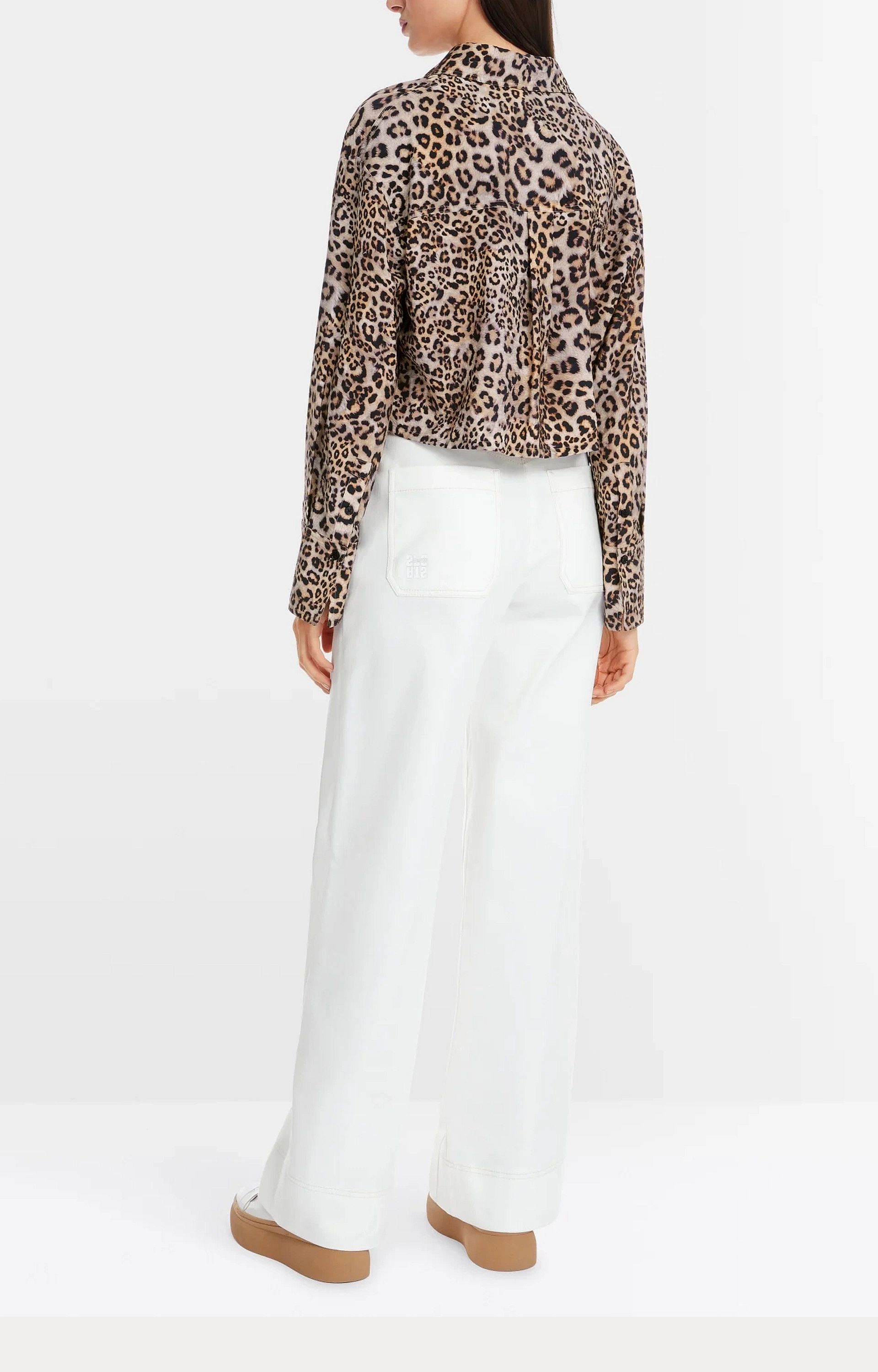 Blouse met luipaardprint