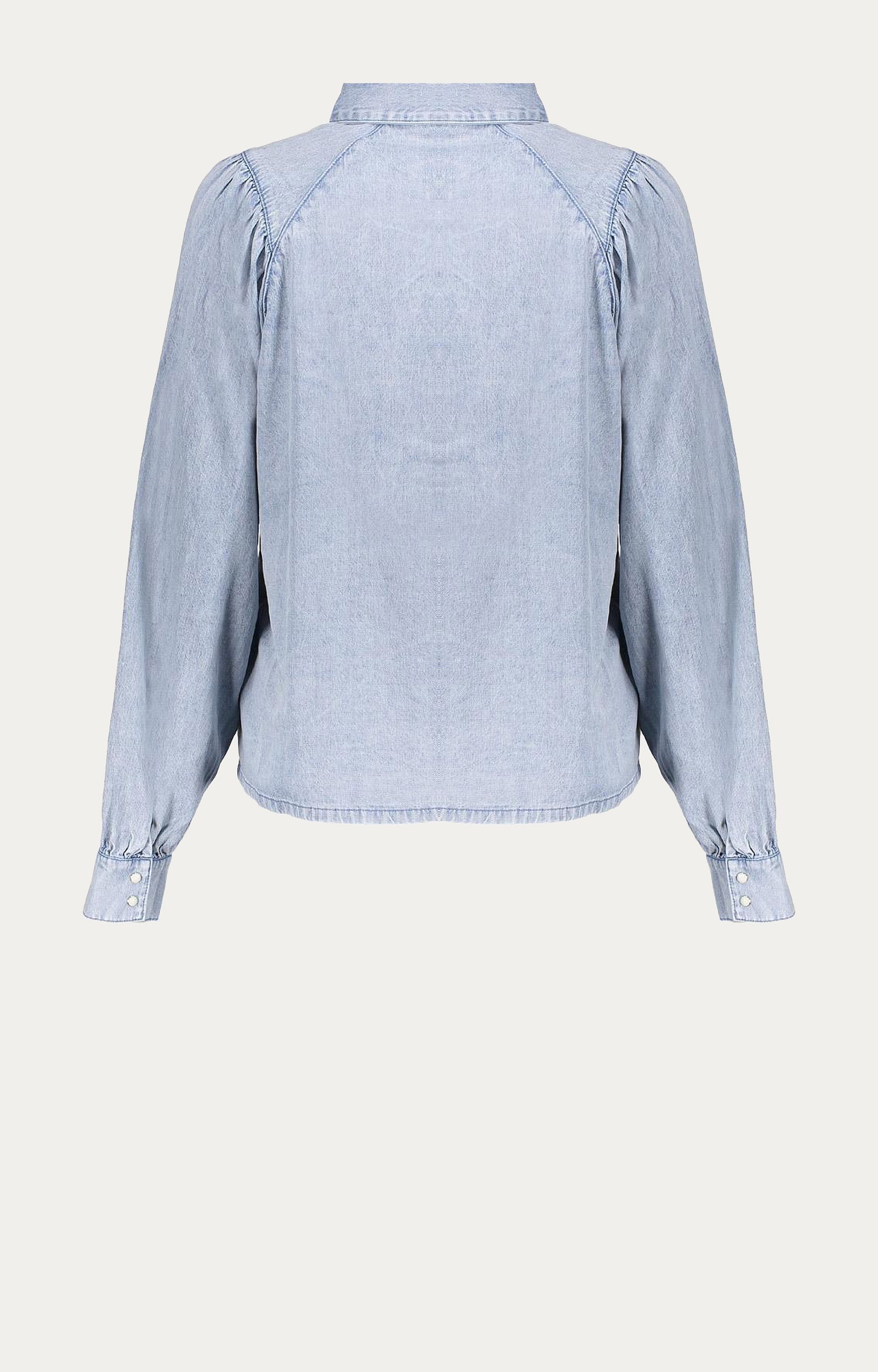 Blouse denimlook