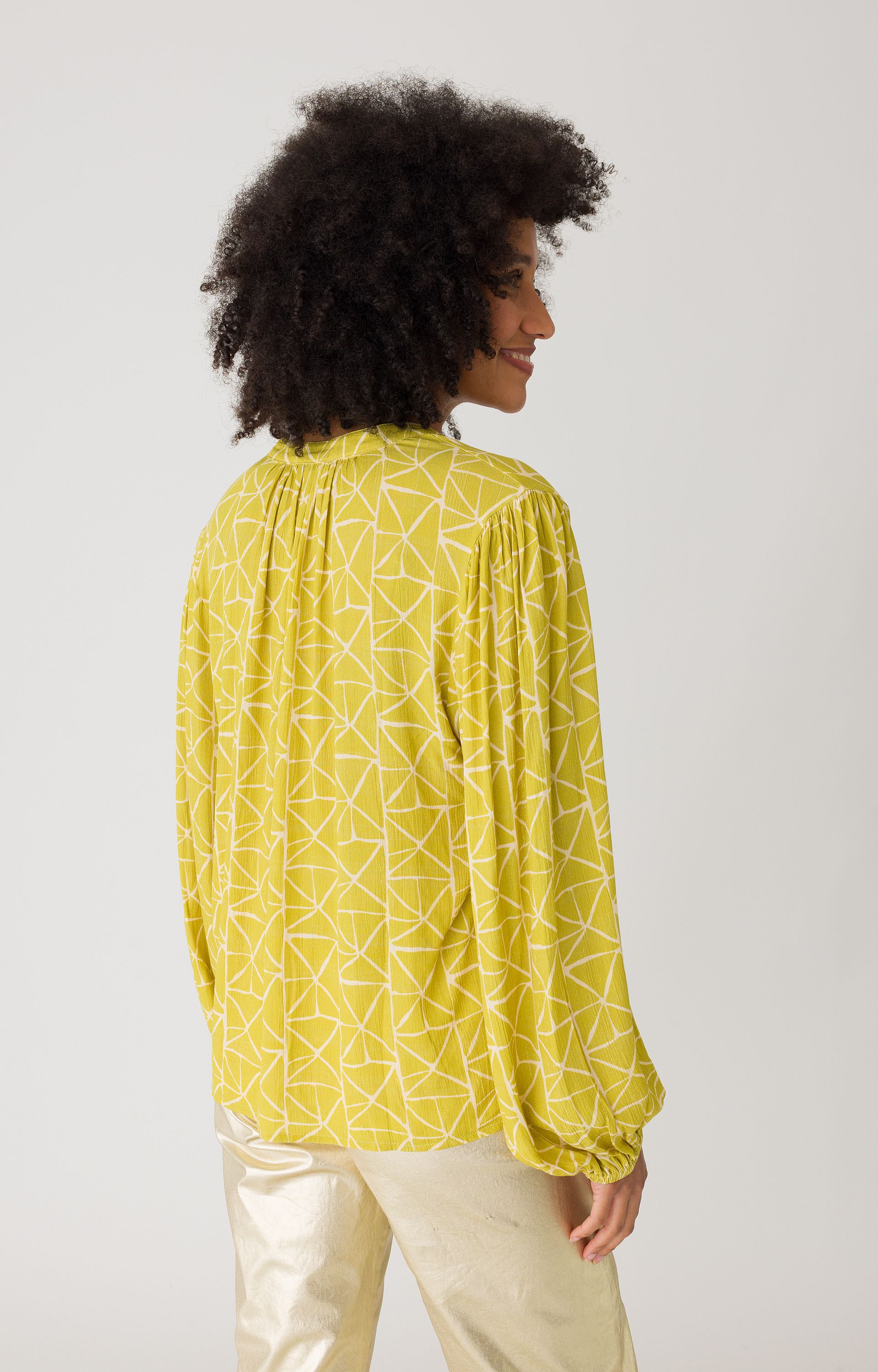 Blouse met dessin
