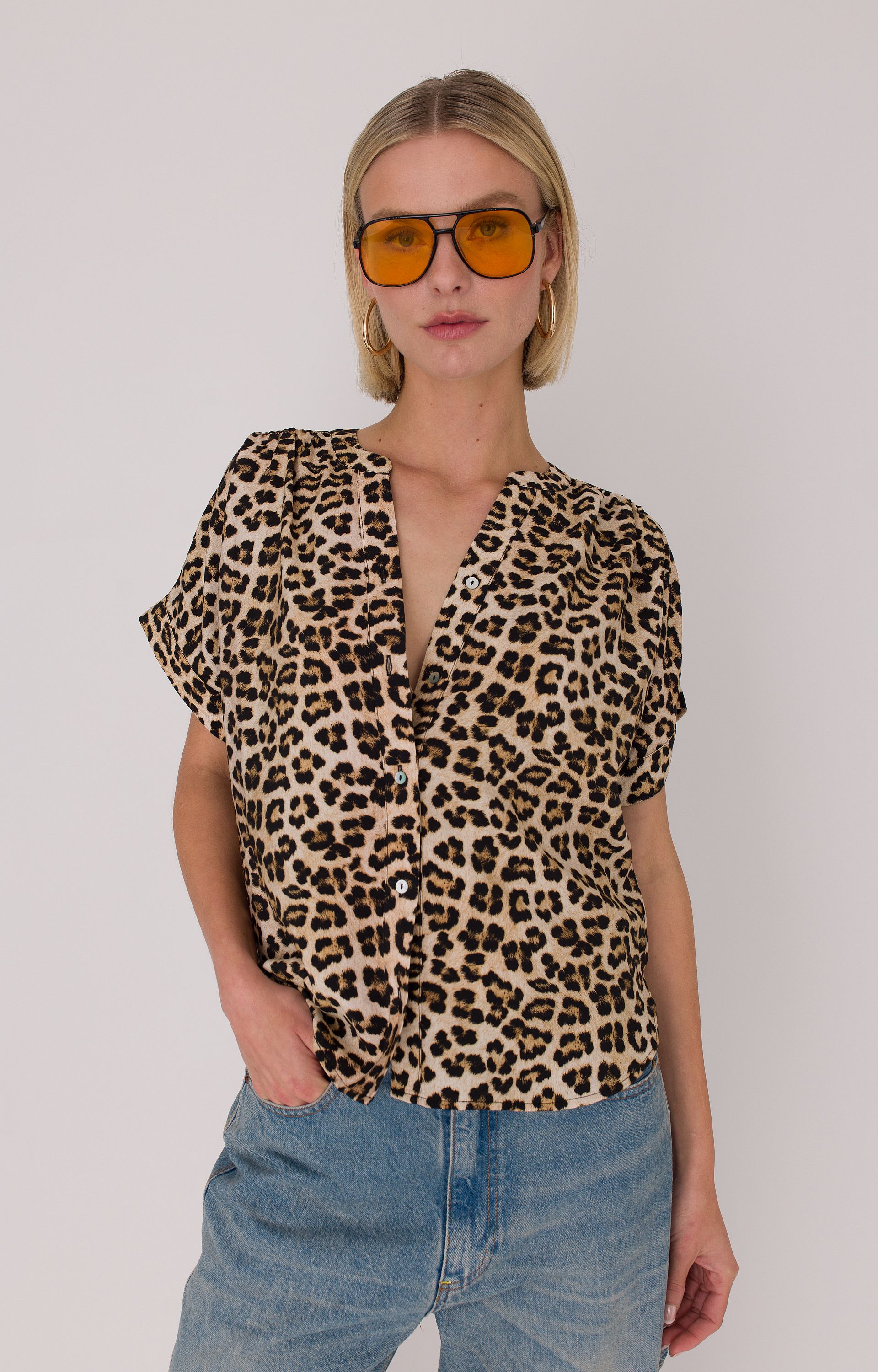 Blouse met print