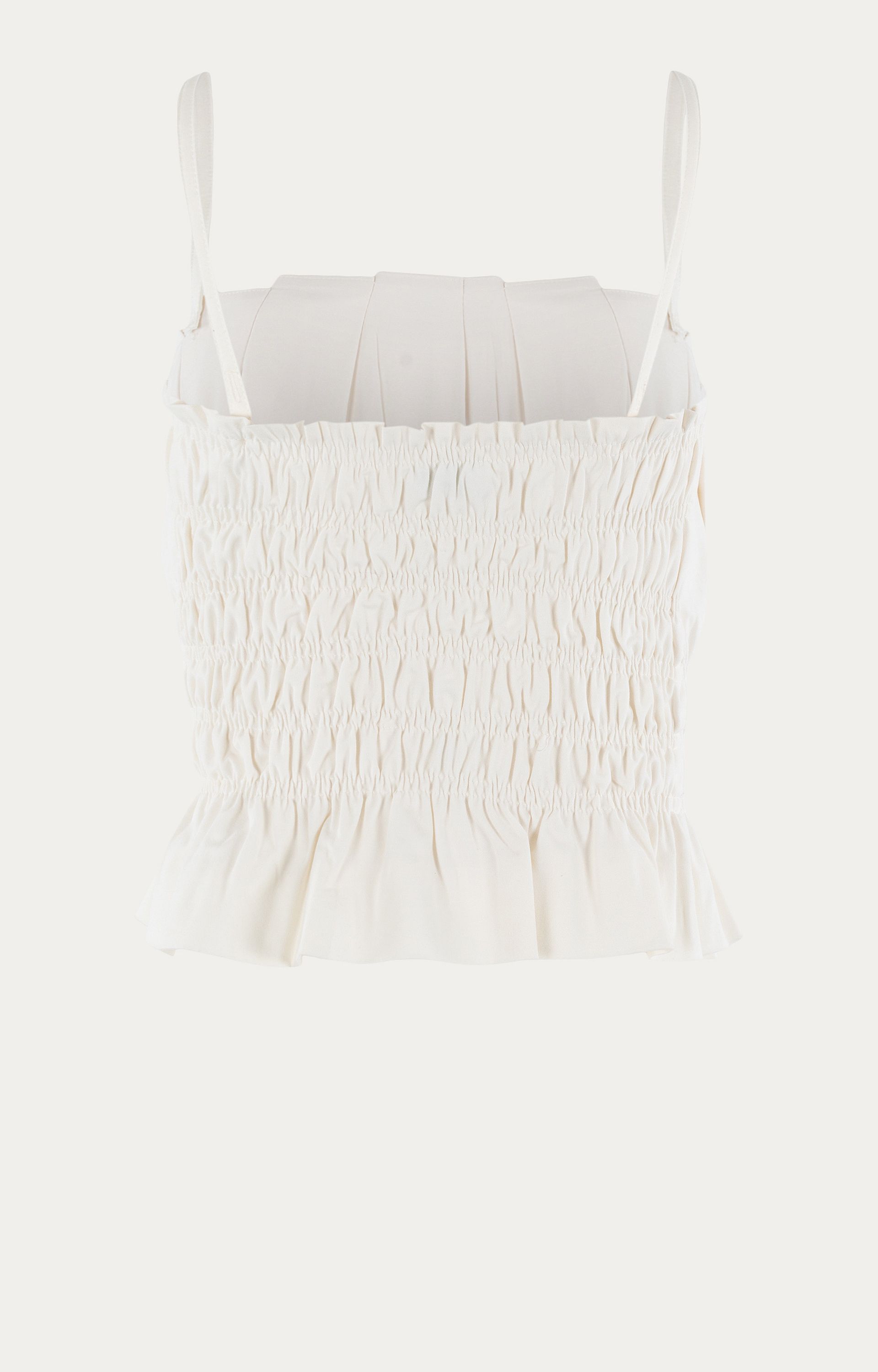 Bustier met plooien 