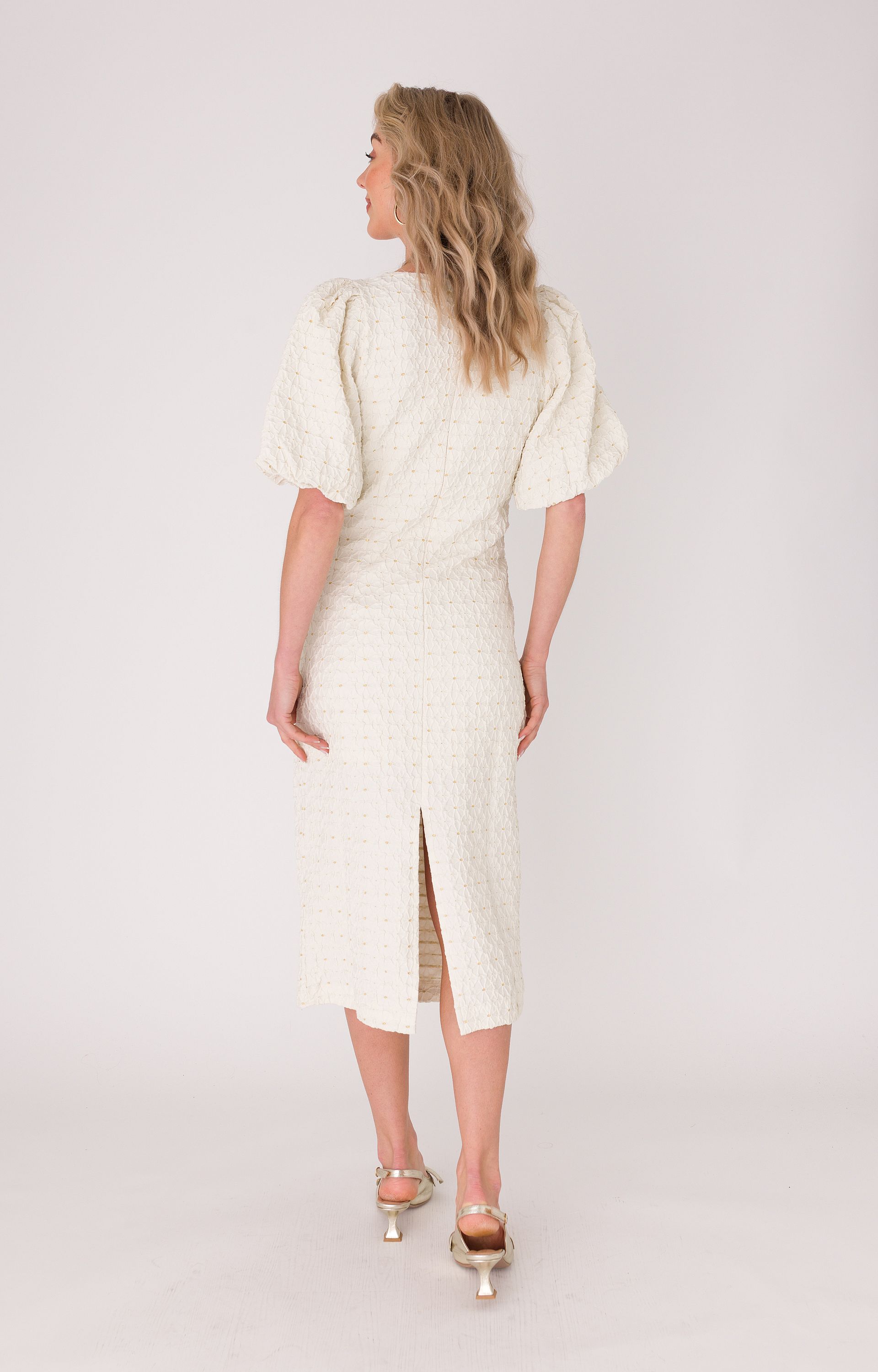 Jurk met jacquard