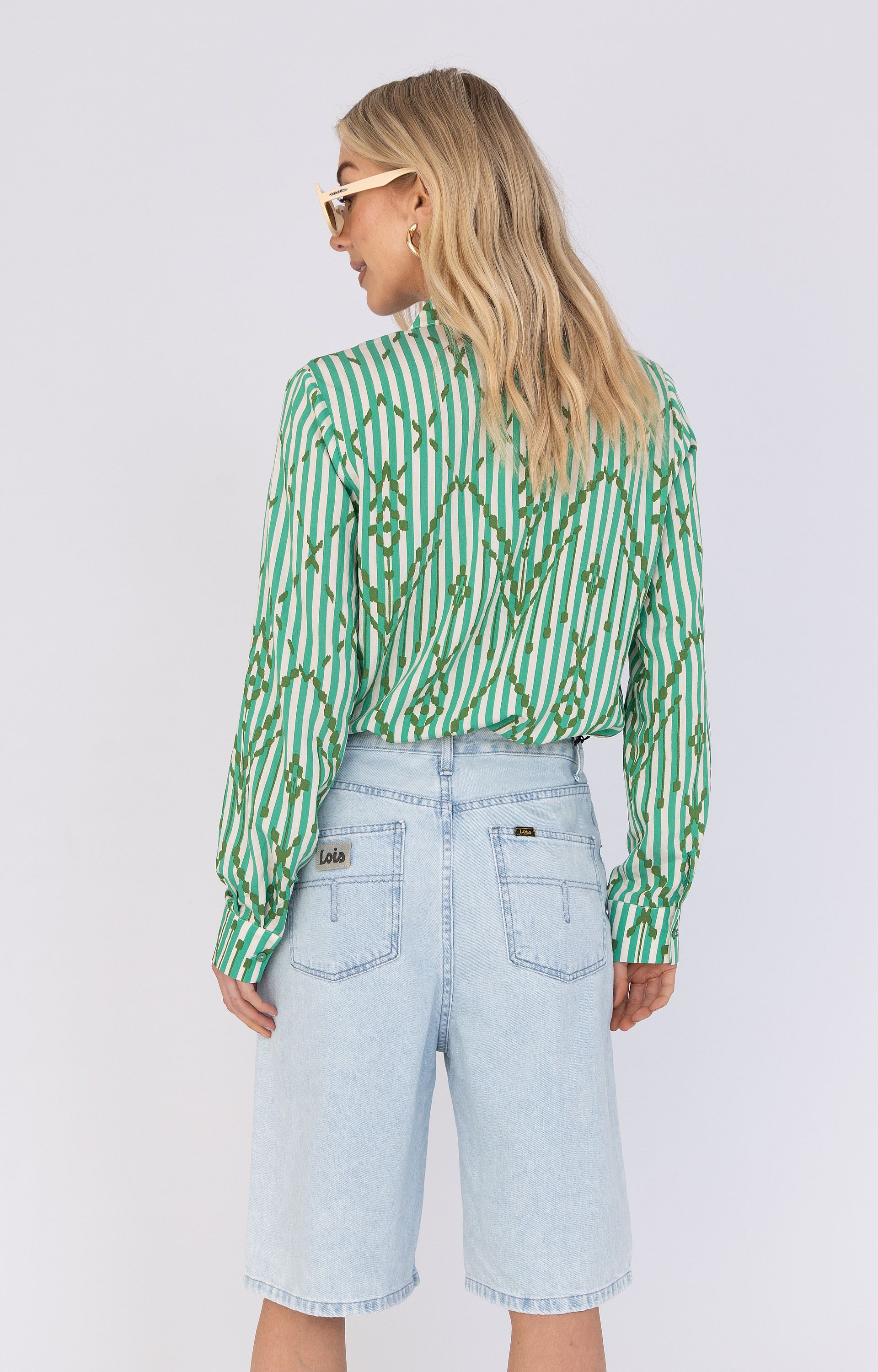 Blouse met strepen 