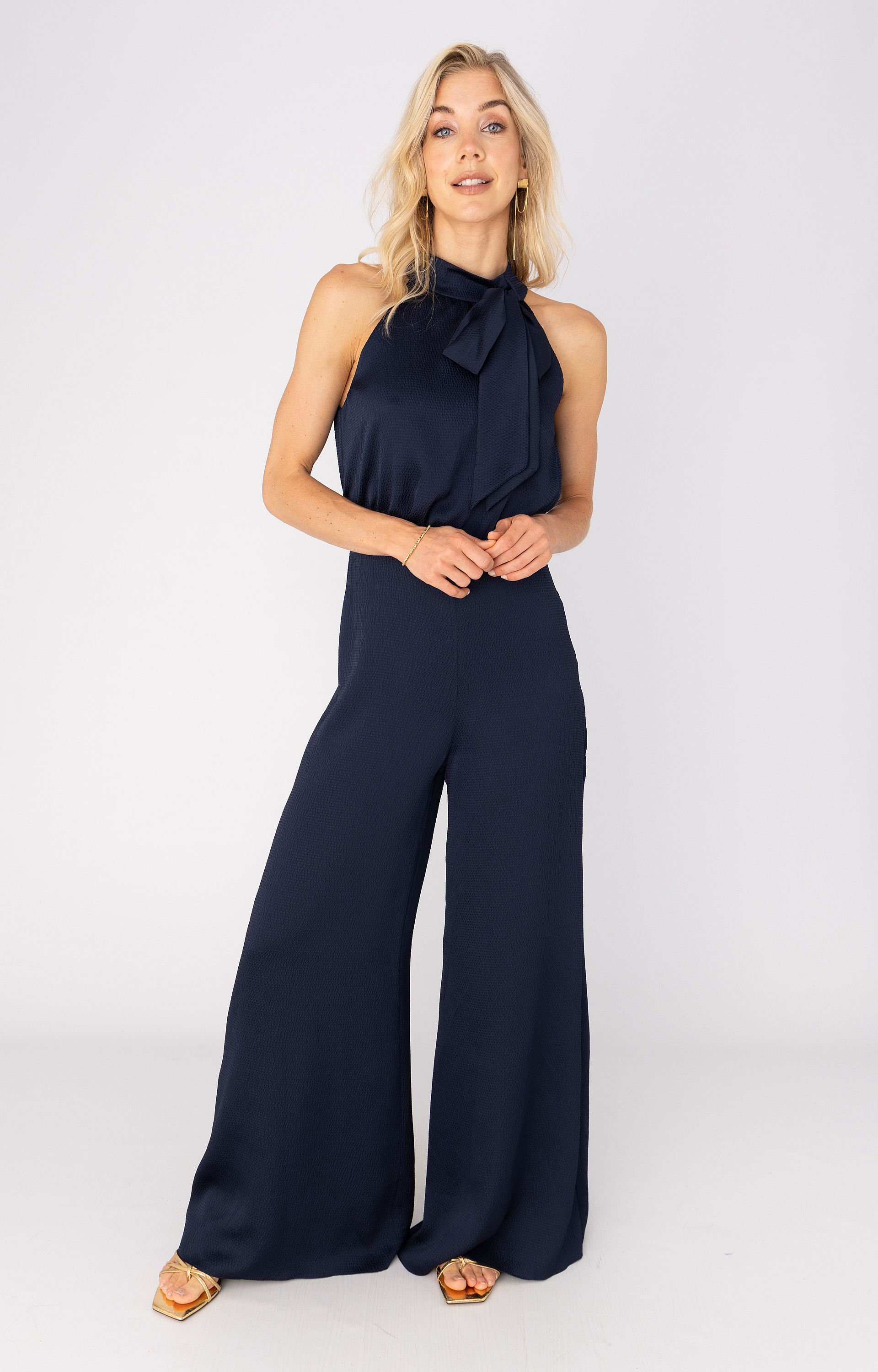 Jumpsuit met structuur