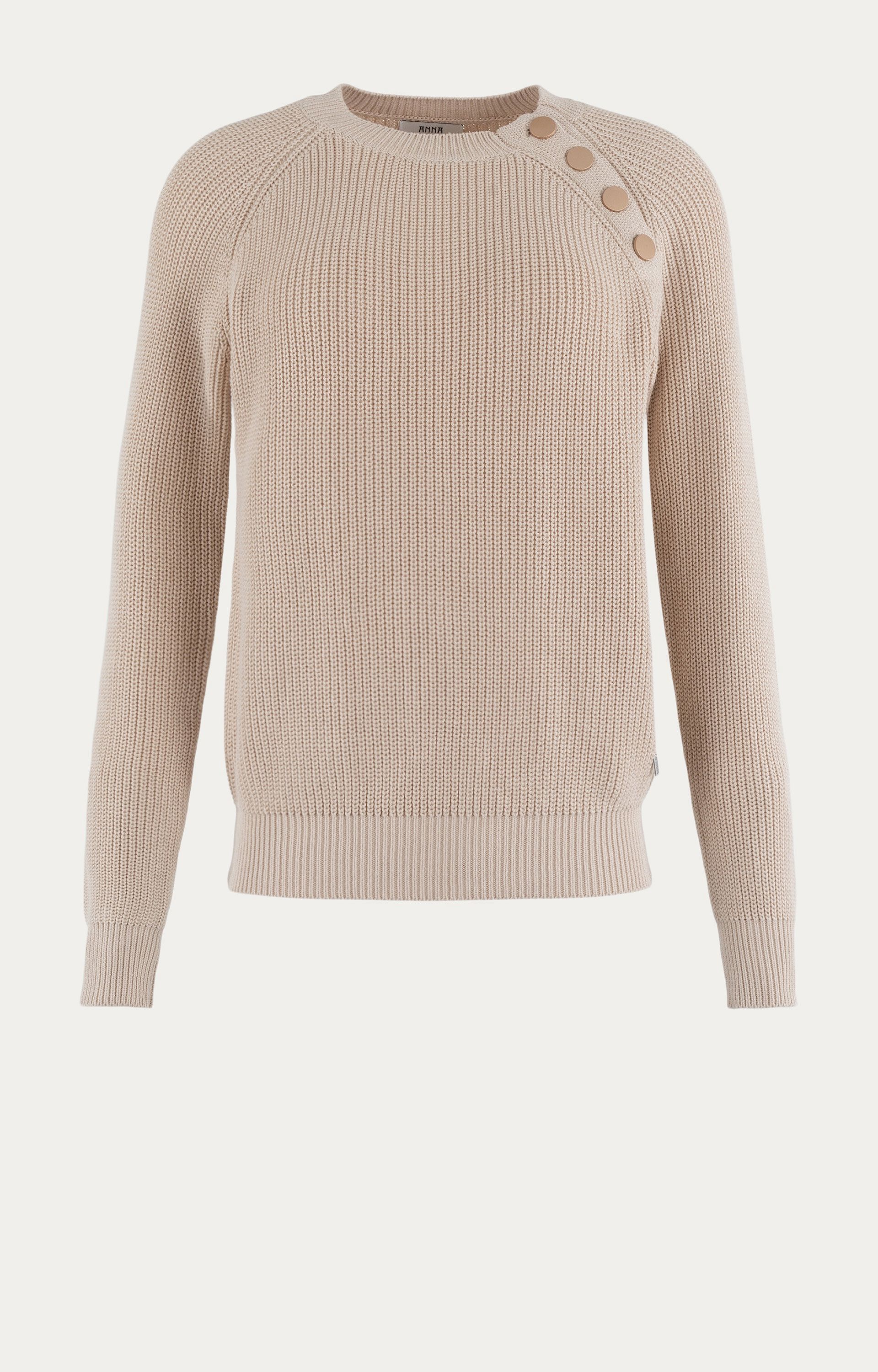 Pullover met knopen