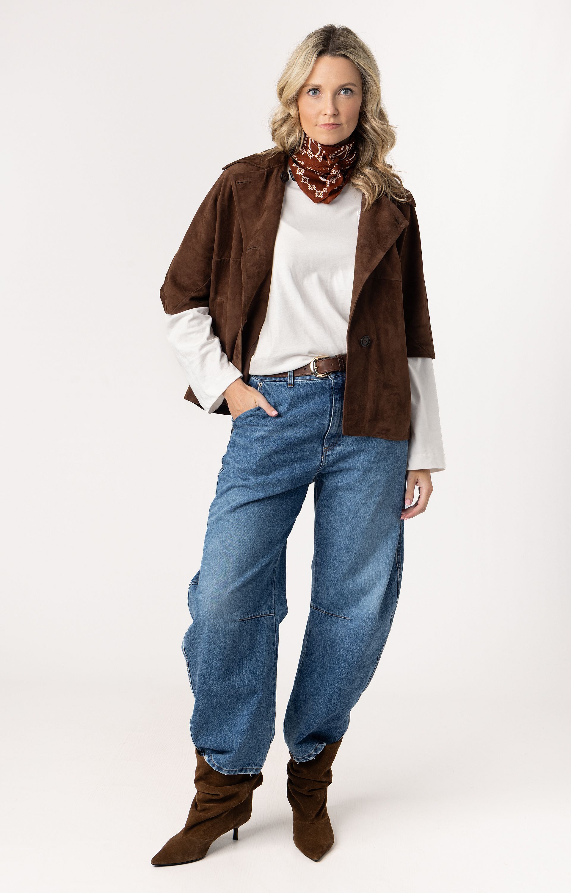 Suède blouse Coline