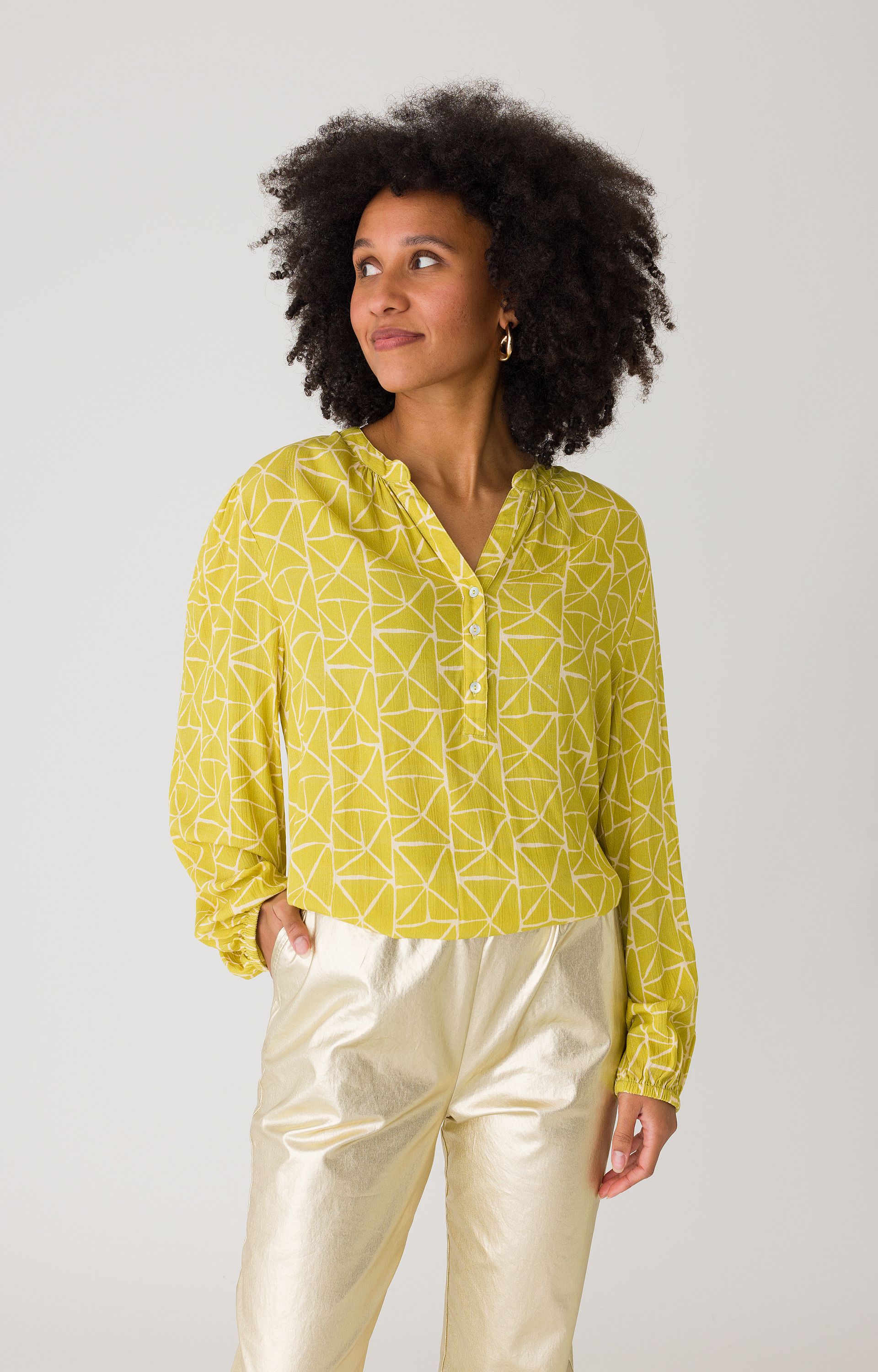 Blouse met dessin