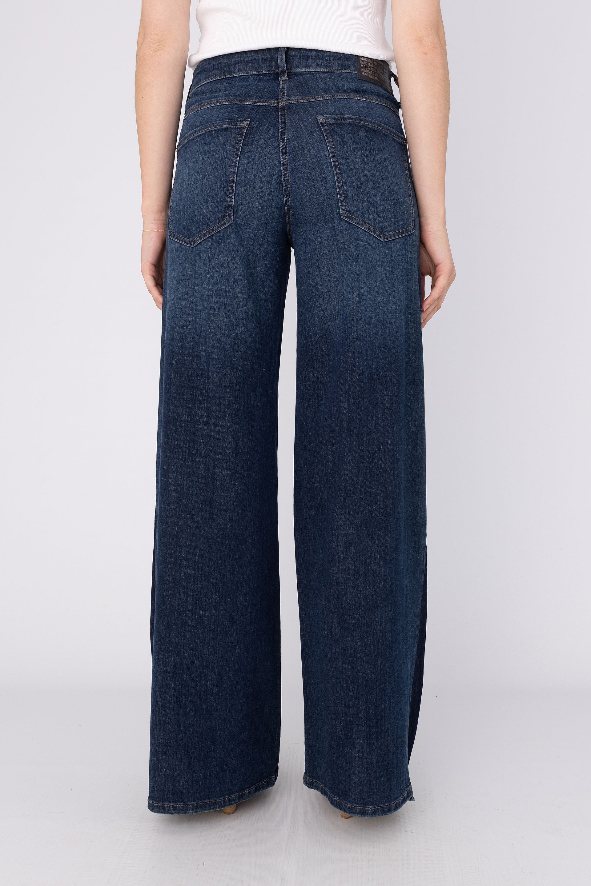 Jeans met wide leg 