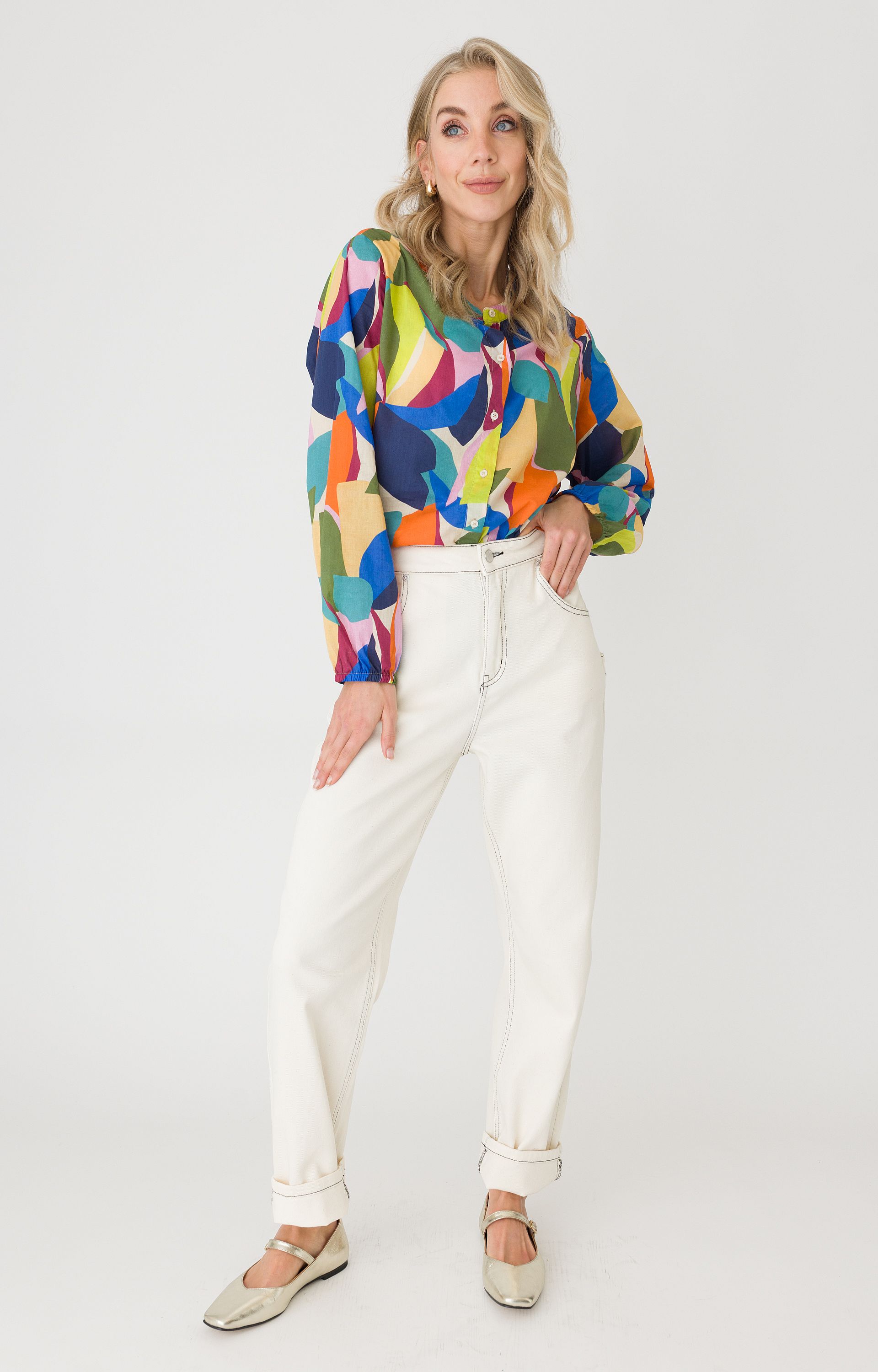 Blouse met print