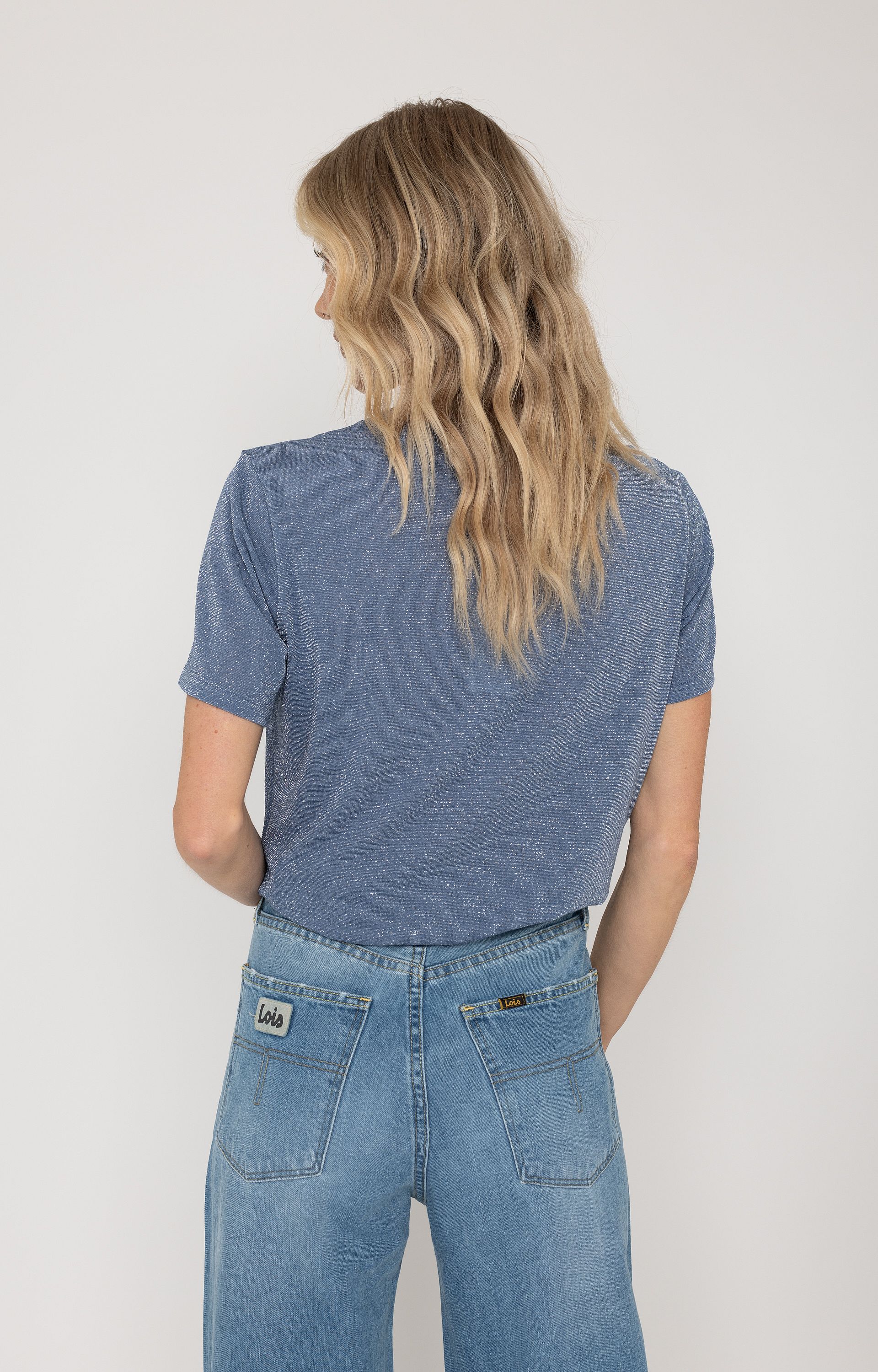 Shirt met glitter