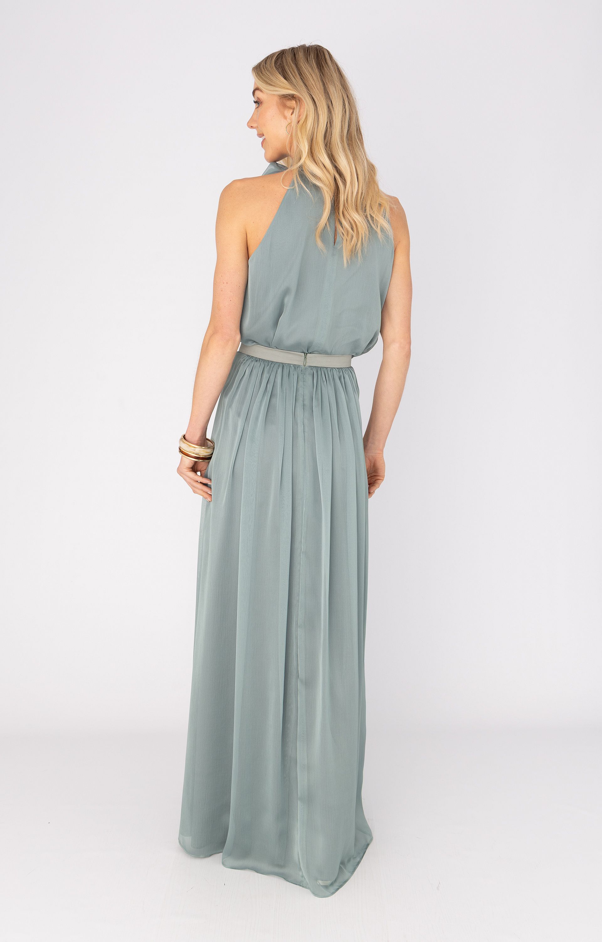 Blouse met halterhals 