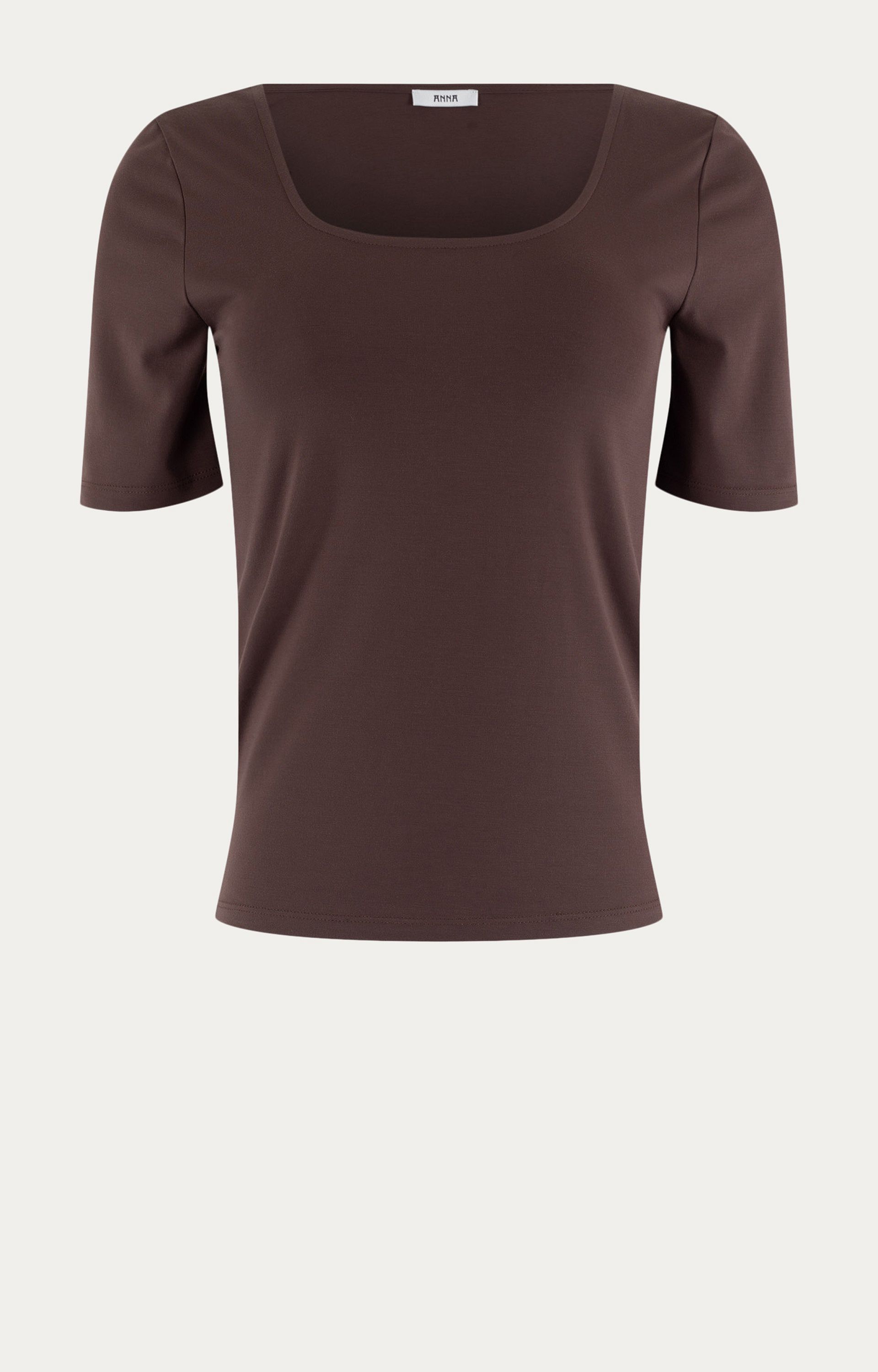 Shirt met boothals