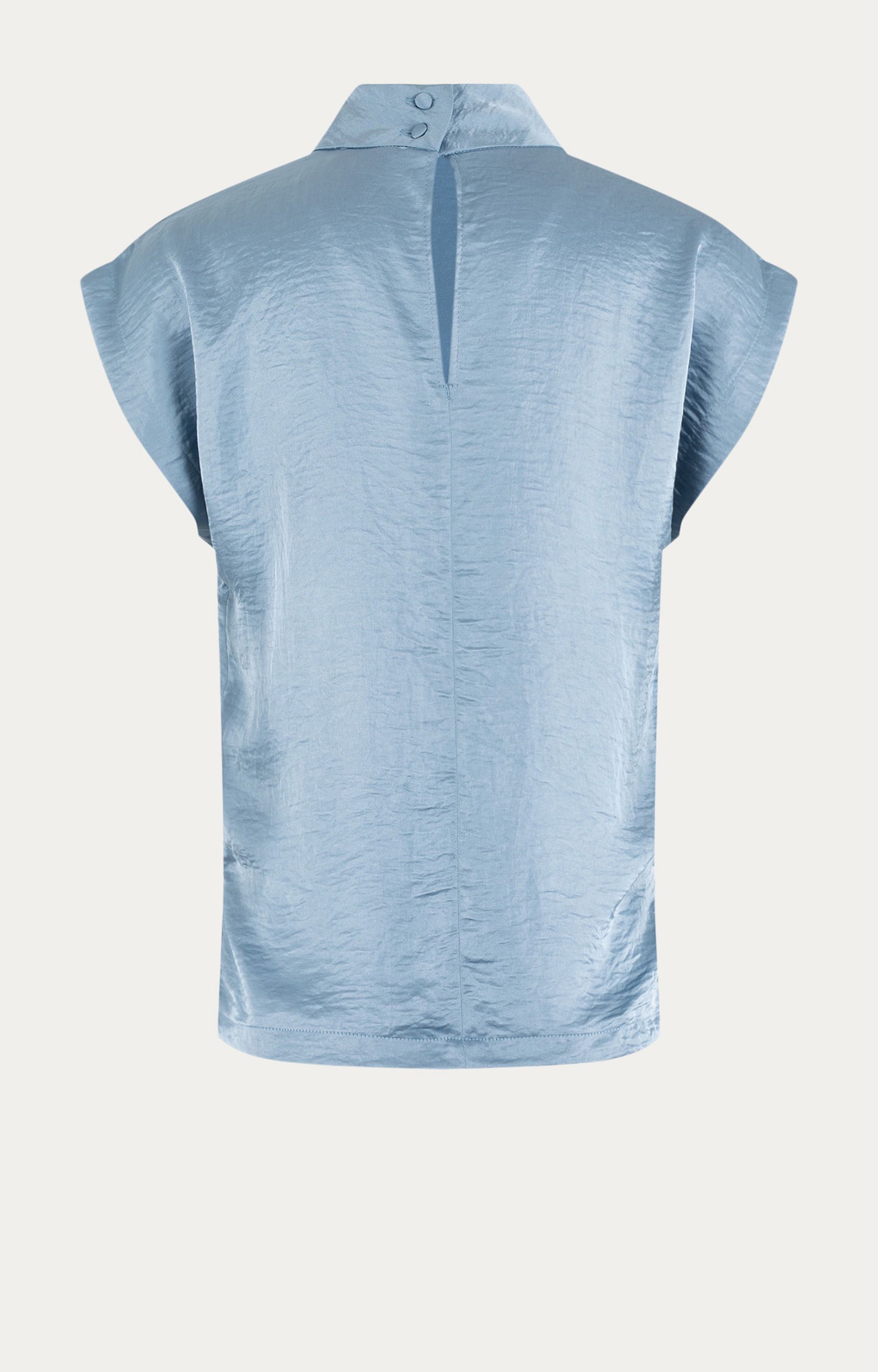 Blouse met satijnlook