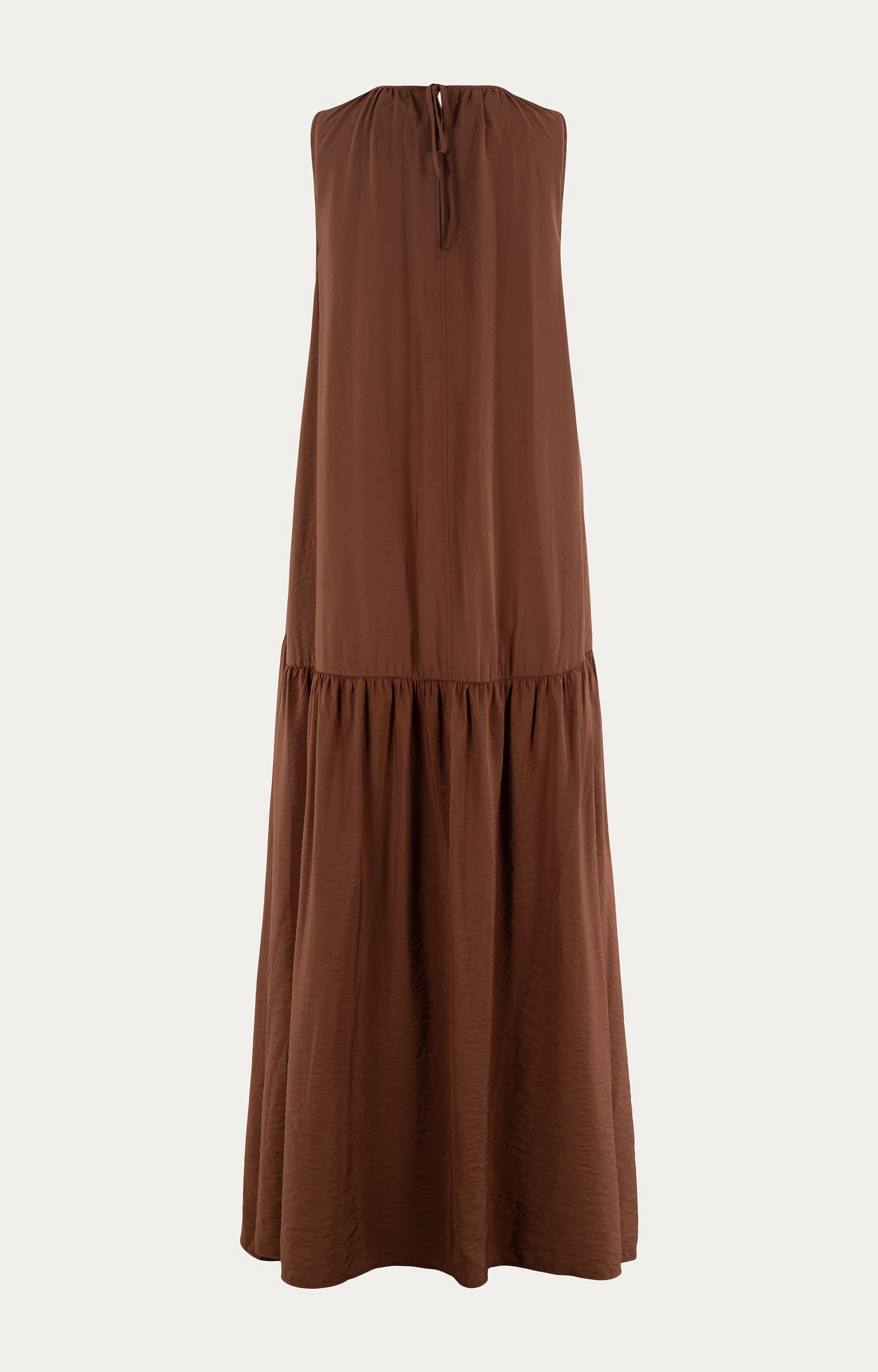 Soepelvallende maxi jurk