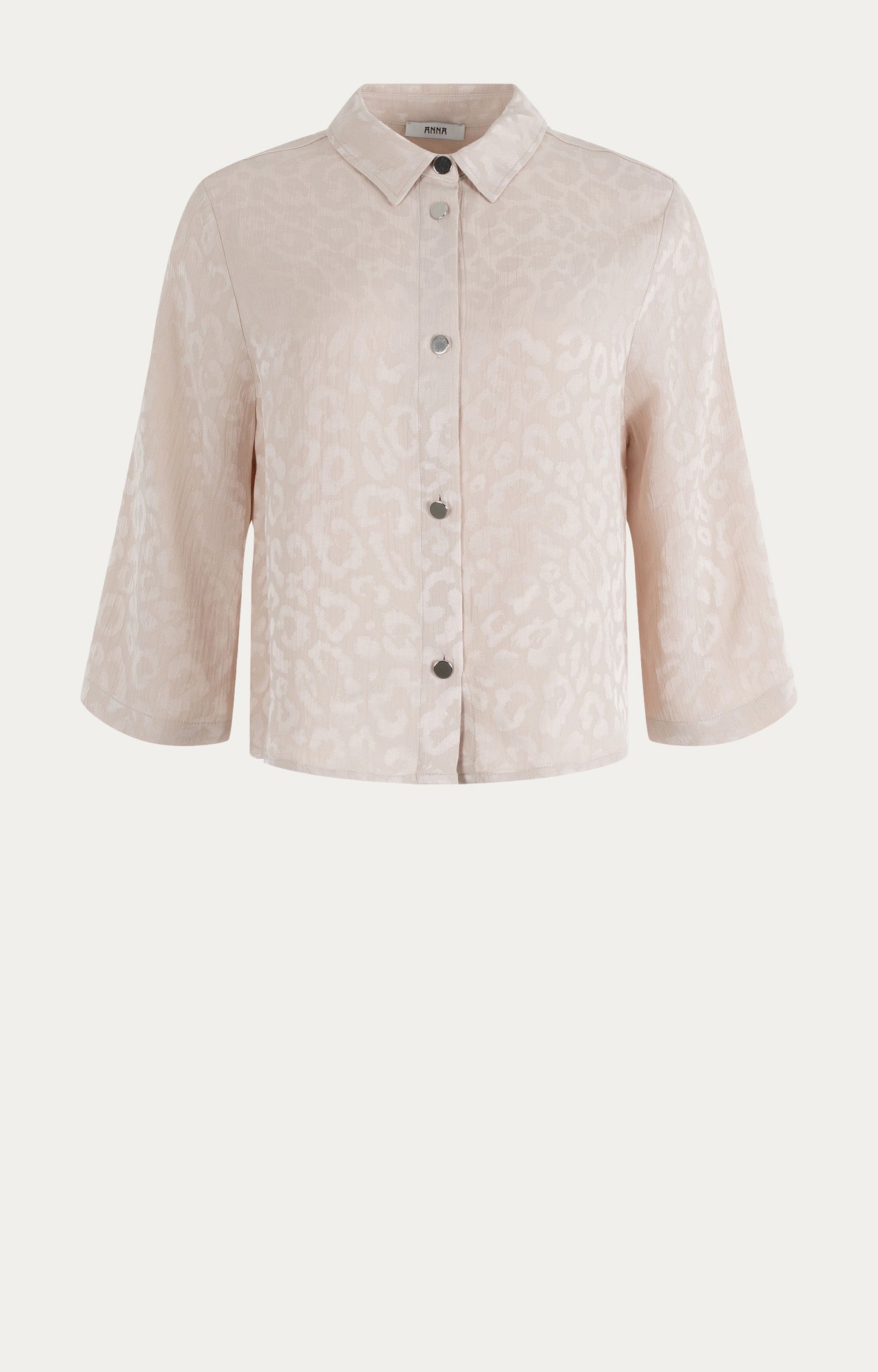 Blouse met panterprint