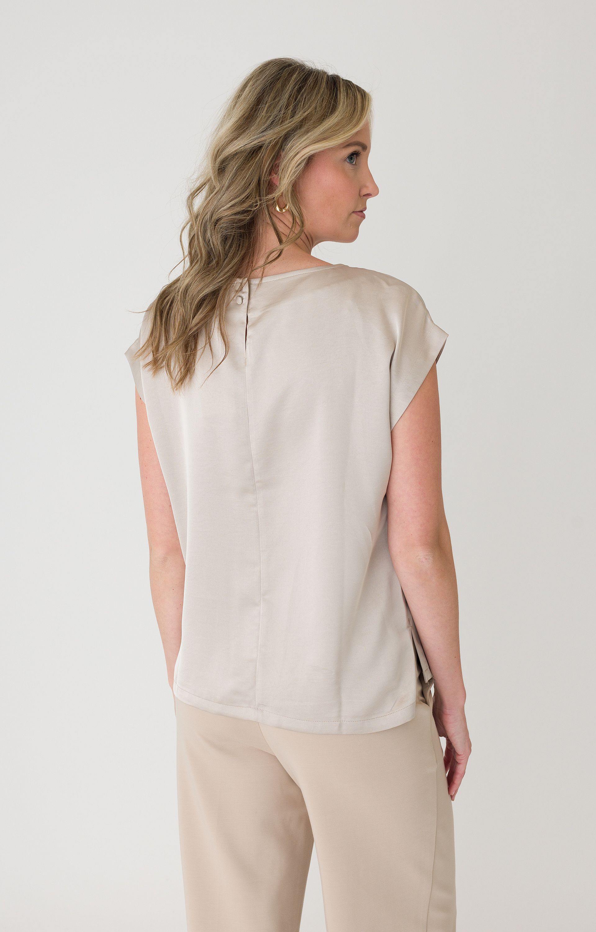 Satijnlook blouse