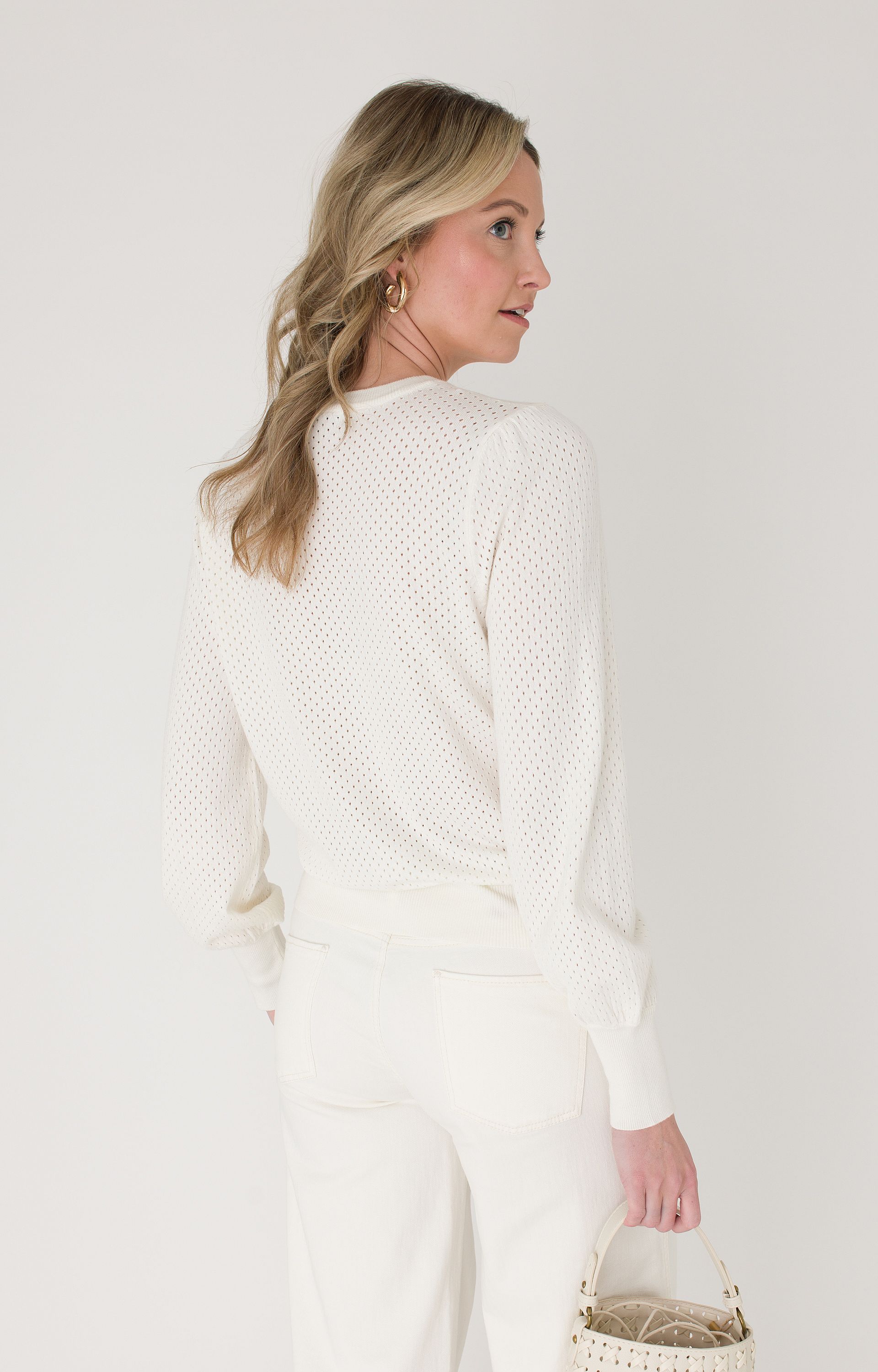 Opengewerkte pullover