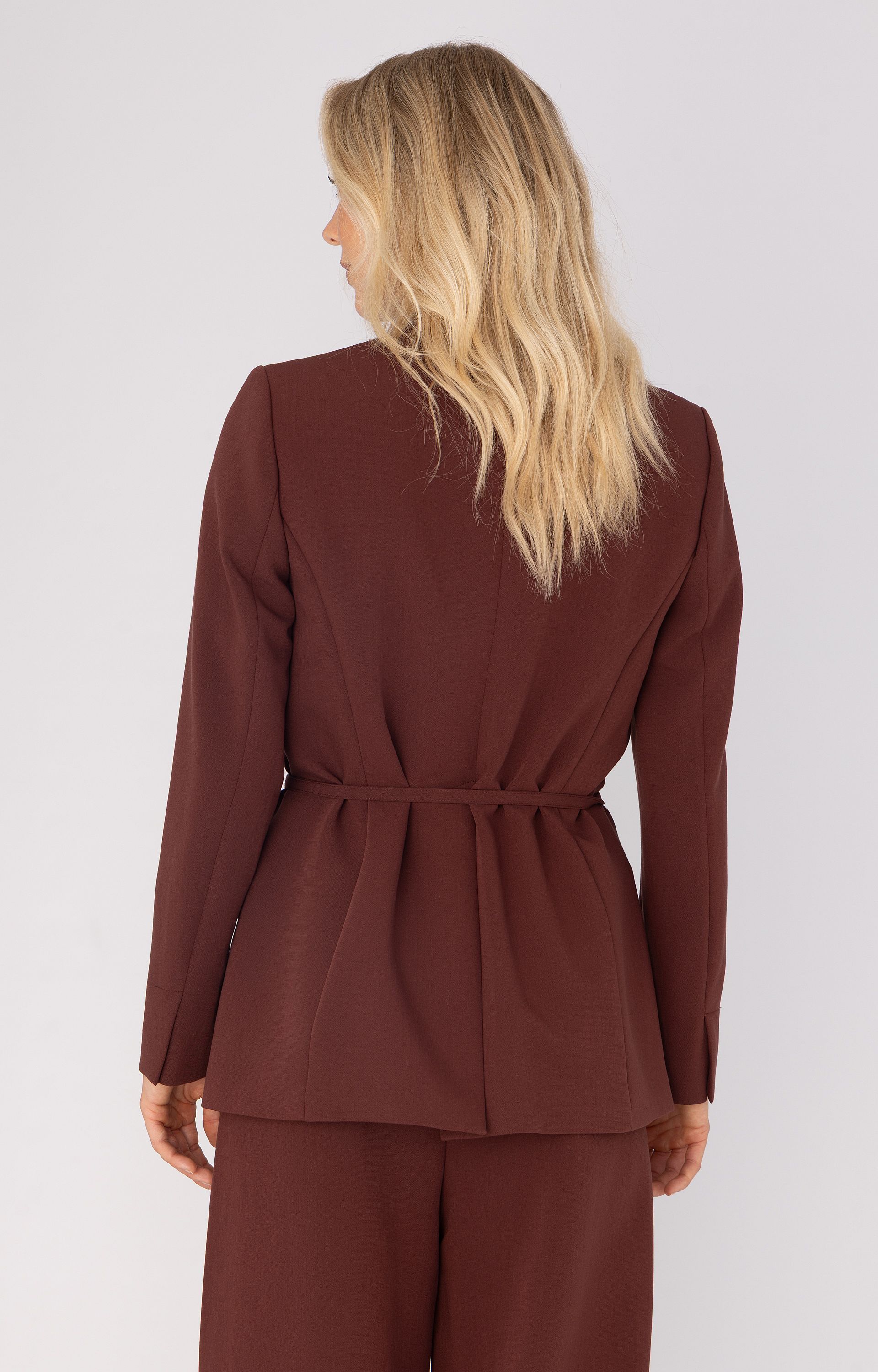 Blazer met ceintuur 