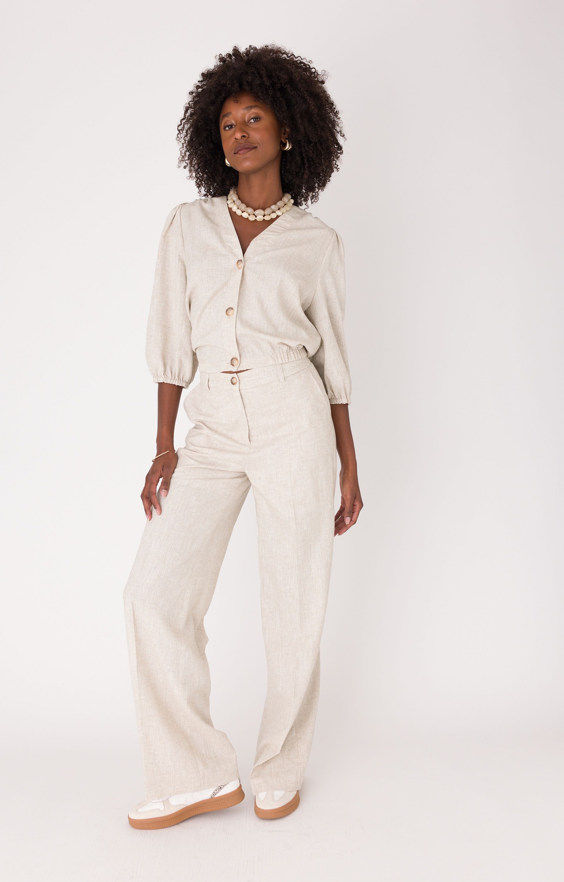Broek met Lurex