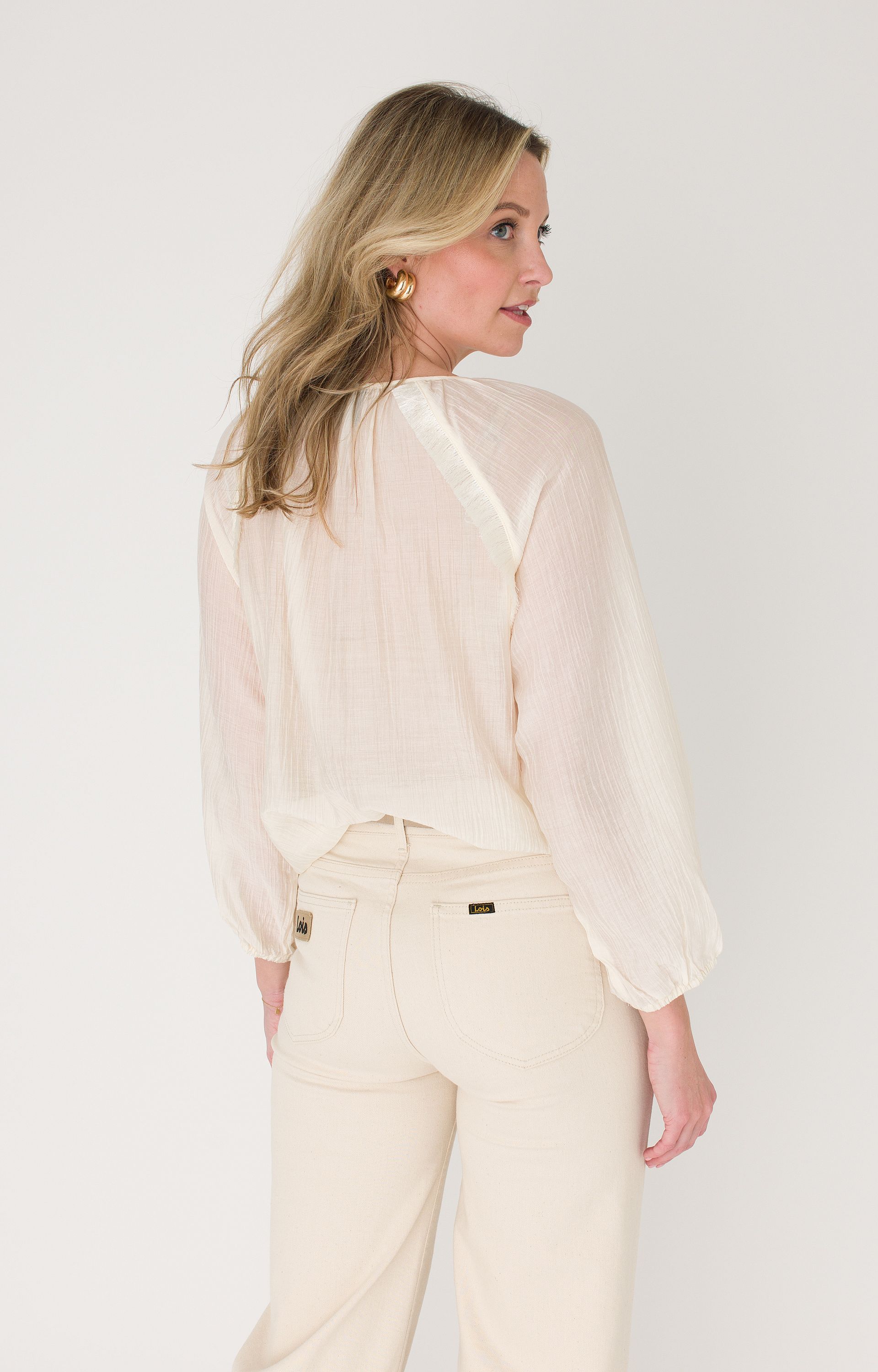 Blouse franje
