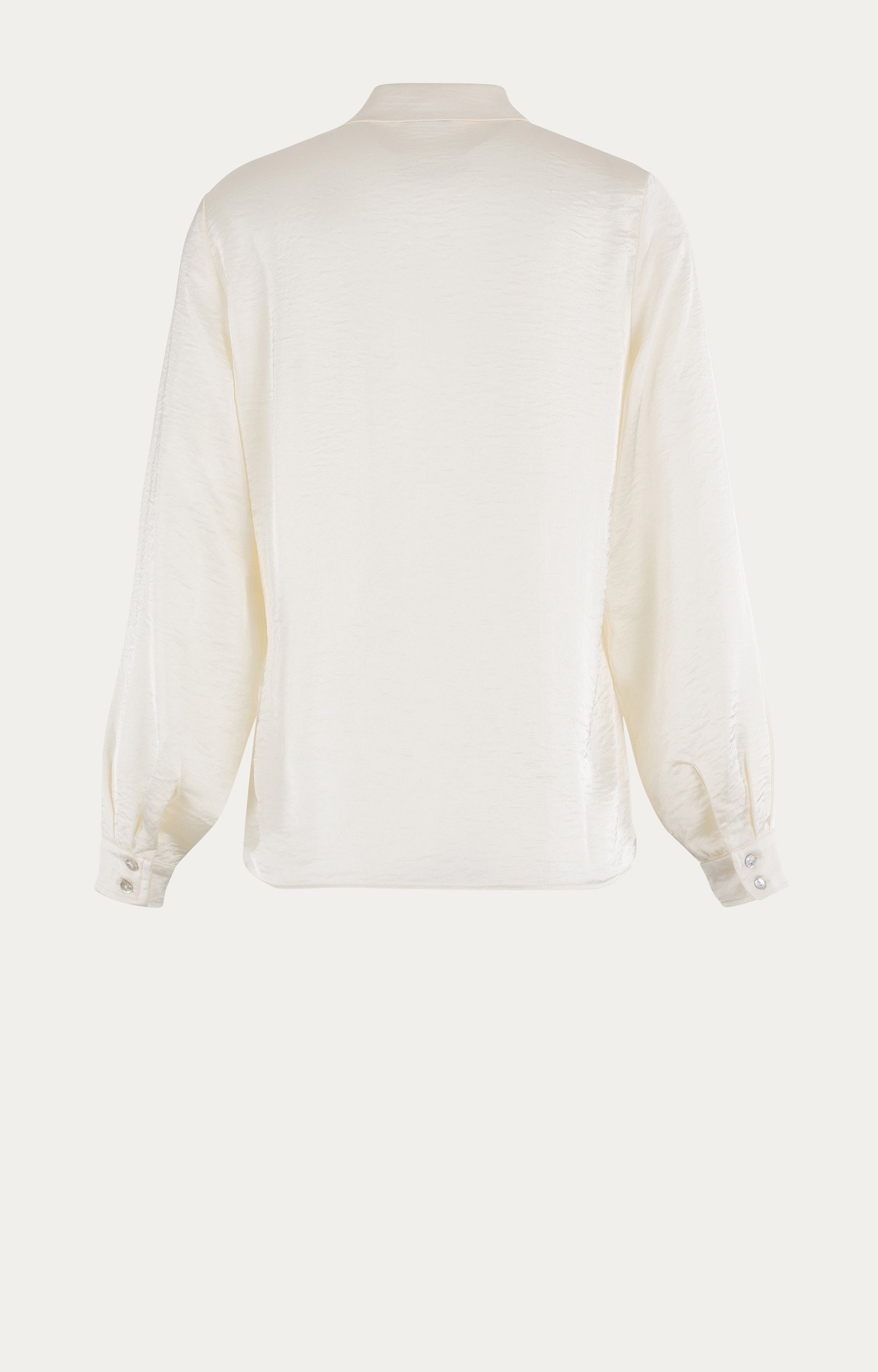 Blouse met satijnlook