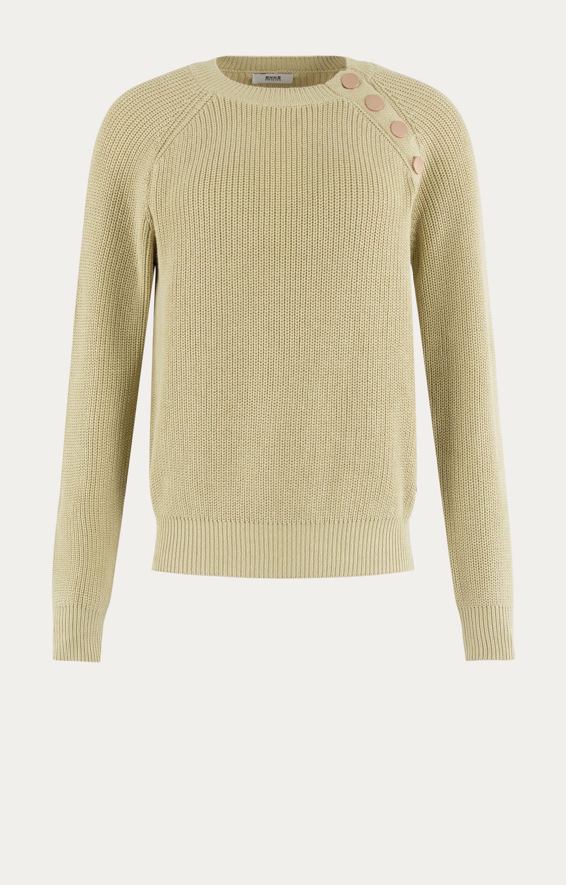 Pullover met knopen