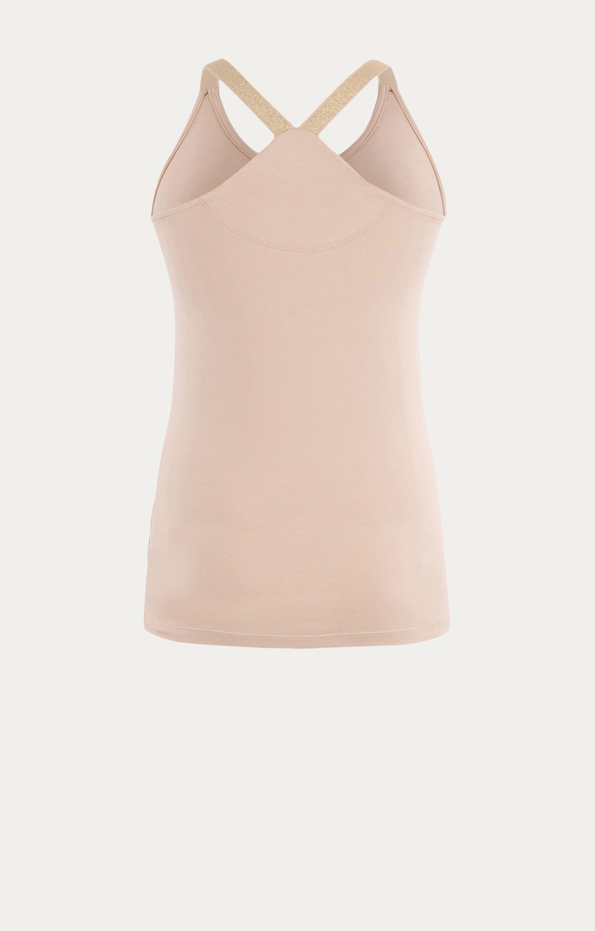 Top met lurexbandjes