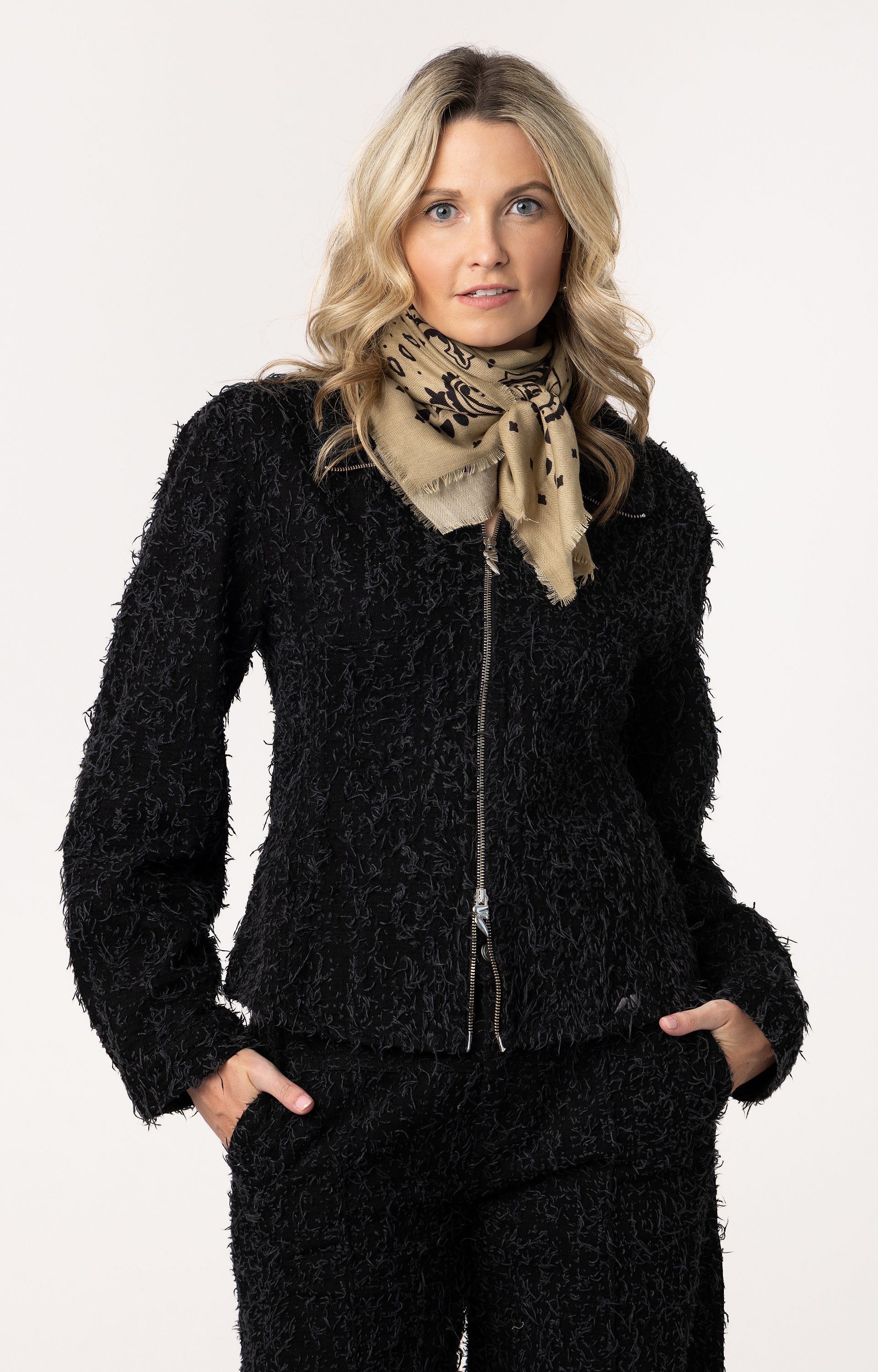 Jacket met structuur