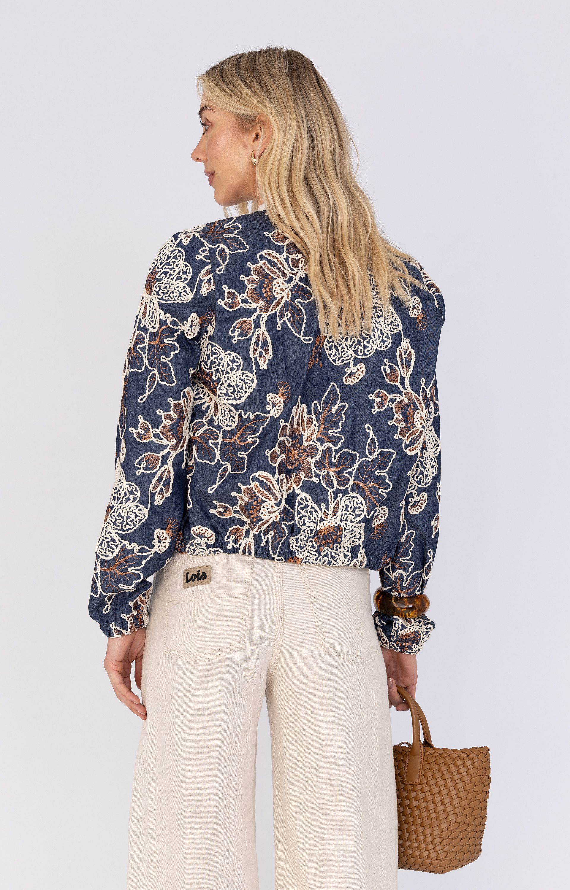 Jacket met borduursel