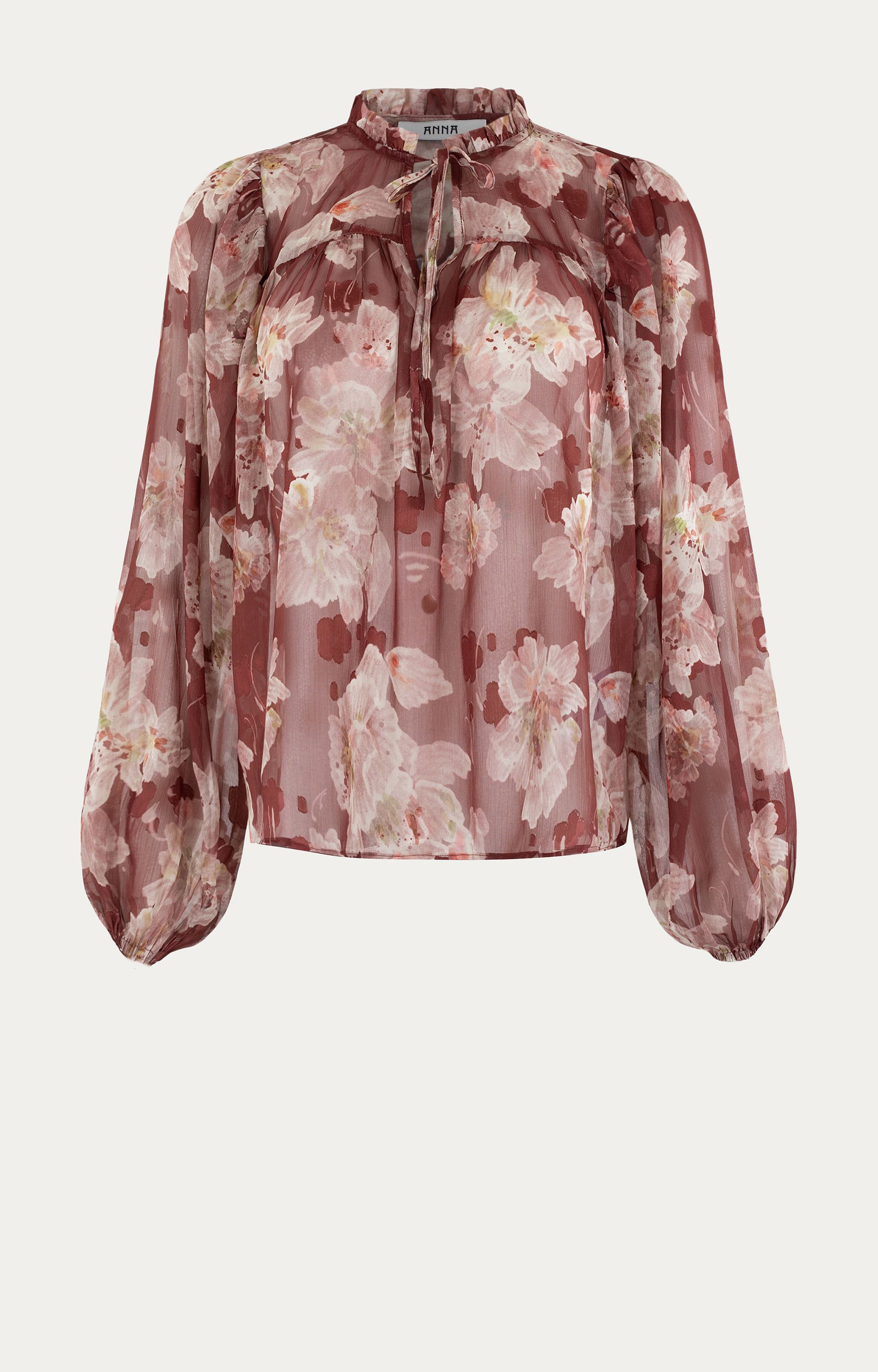 Blouse met dessin 