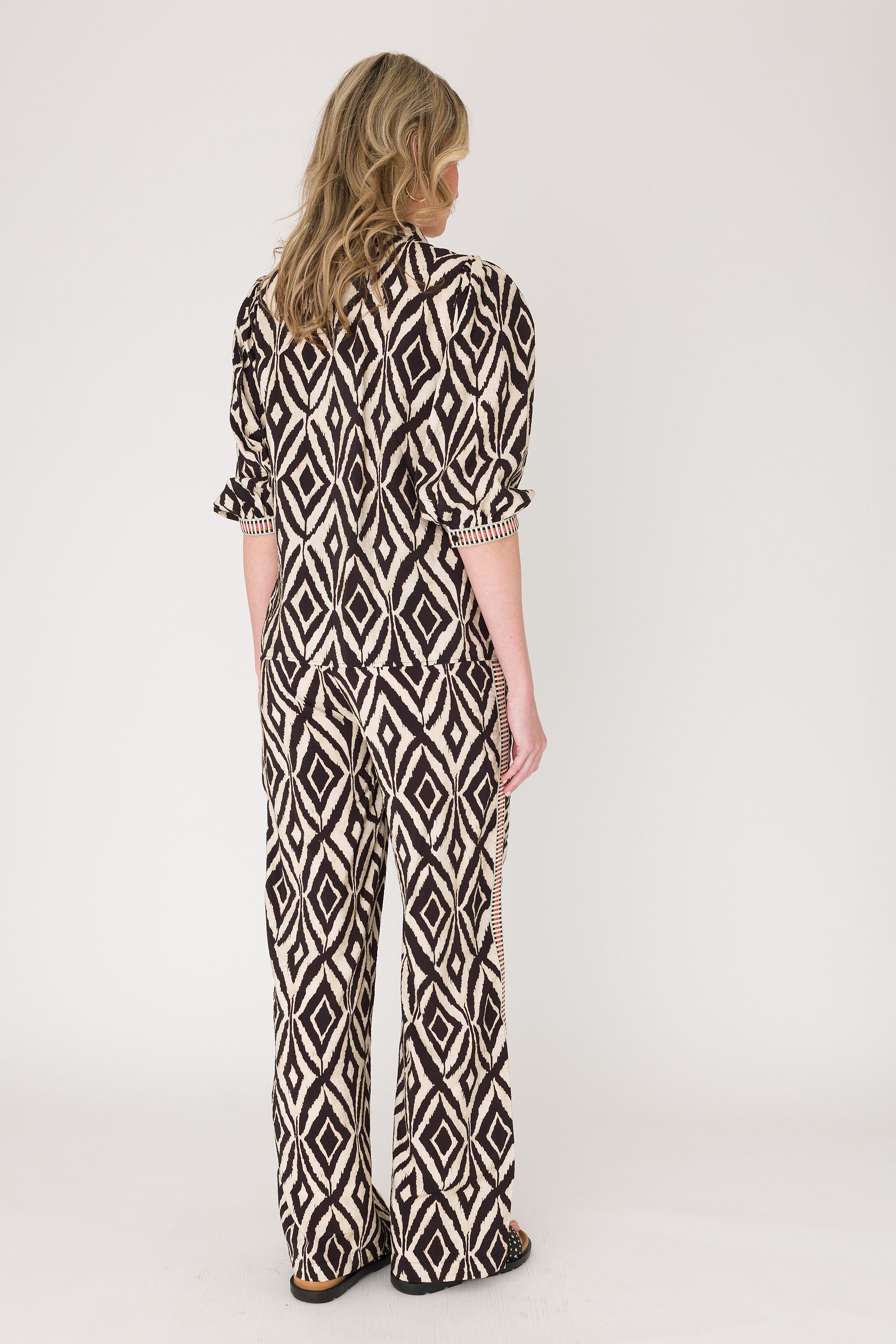Broek met print 
