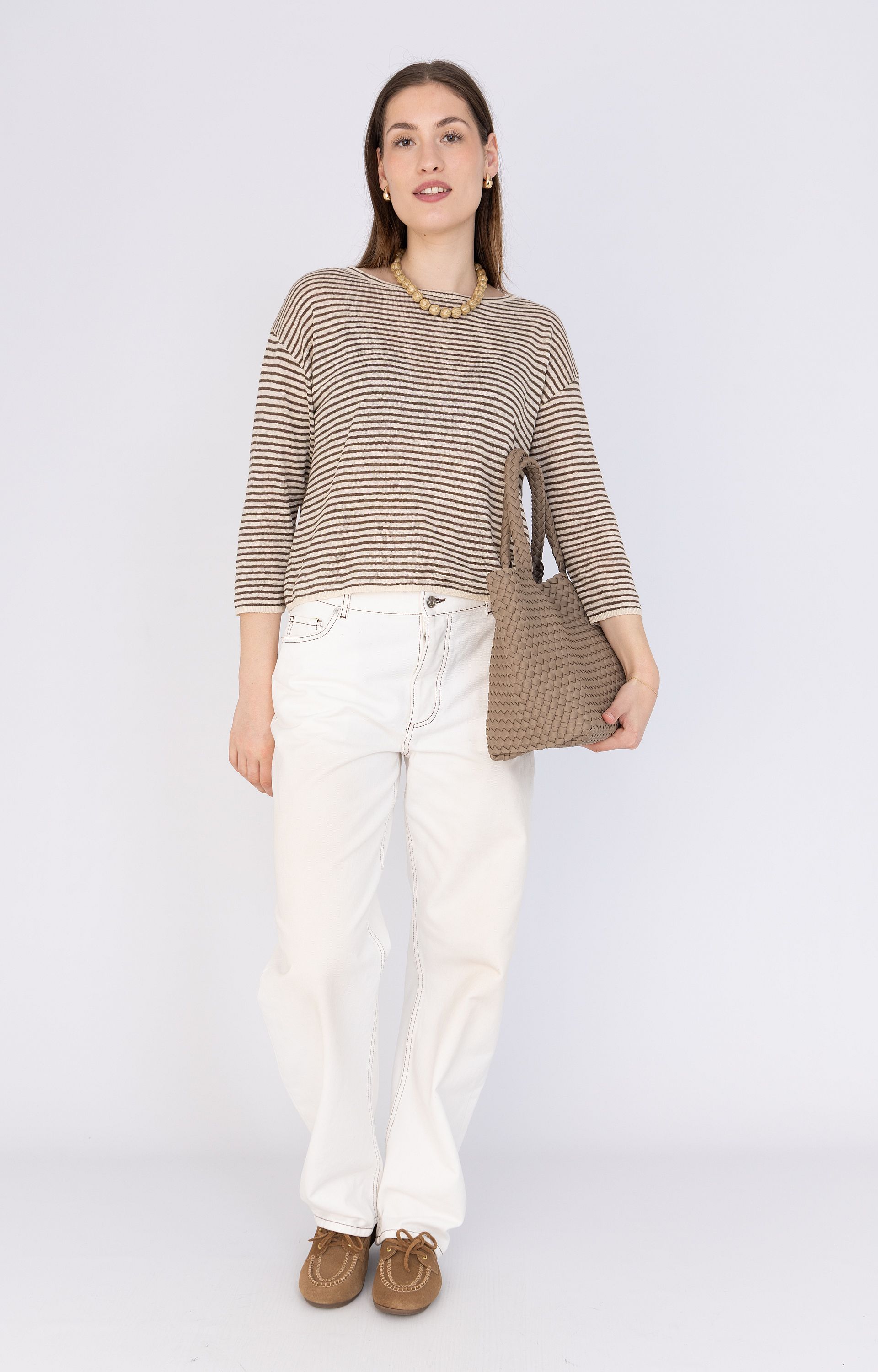 Pullover met strepen 