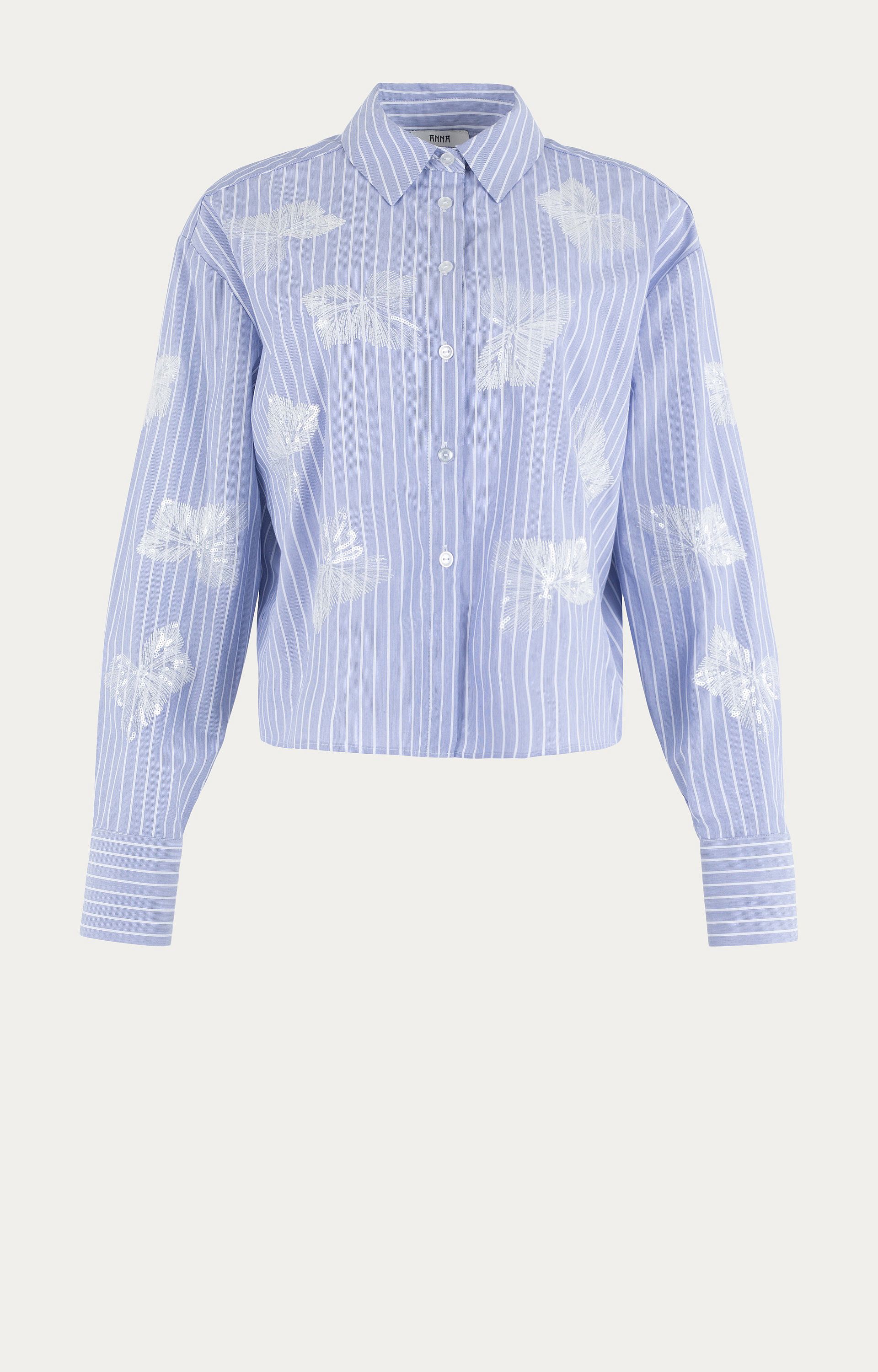 Blouse met borduursels