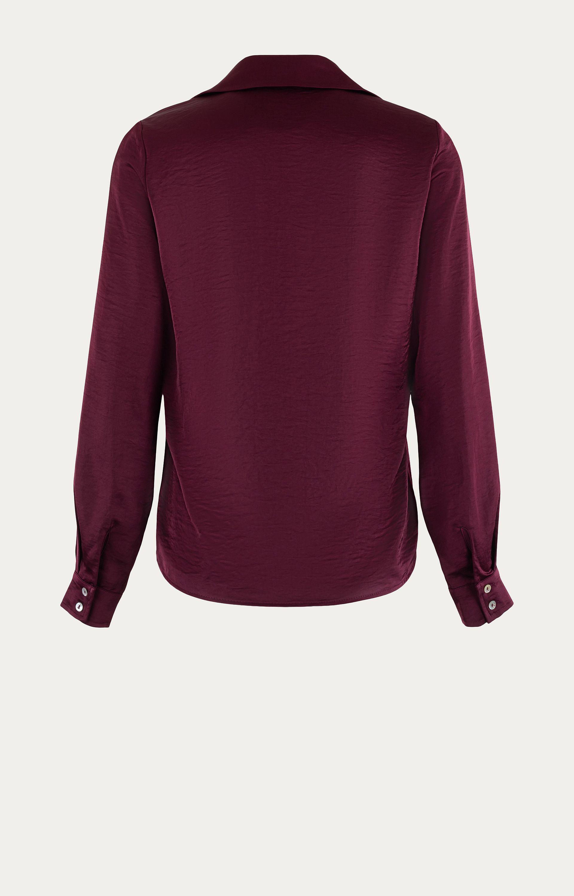 Blouse met satijnlook