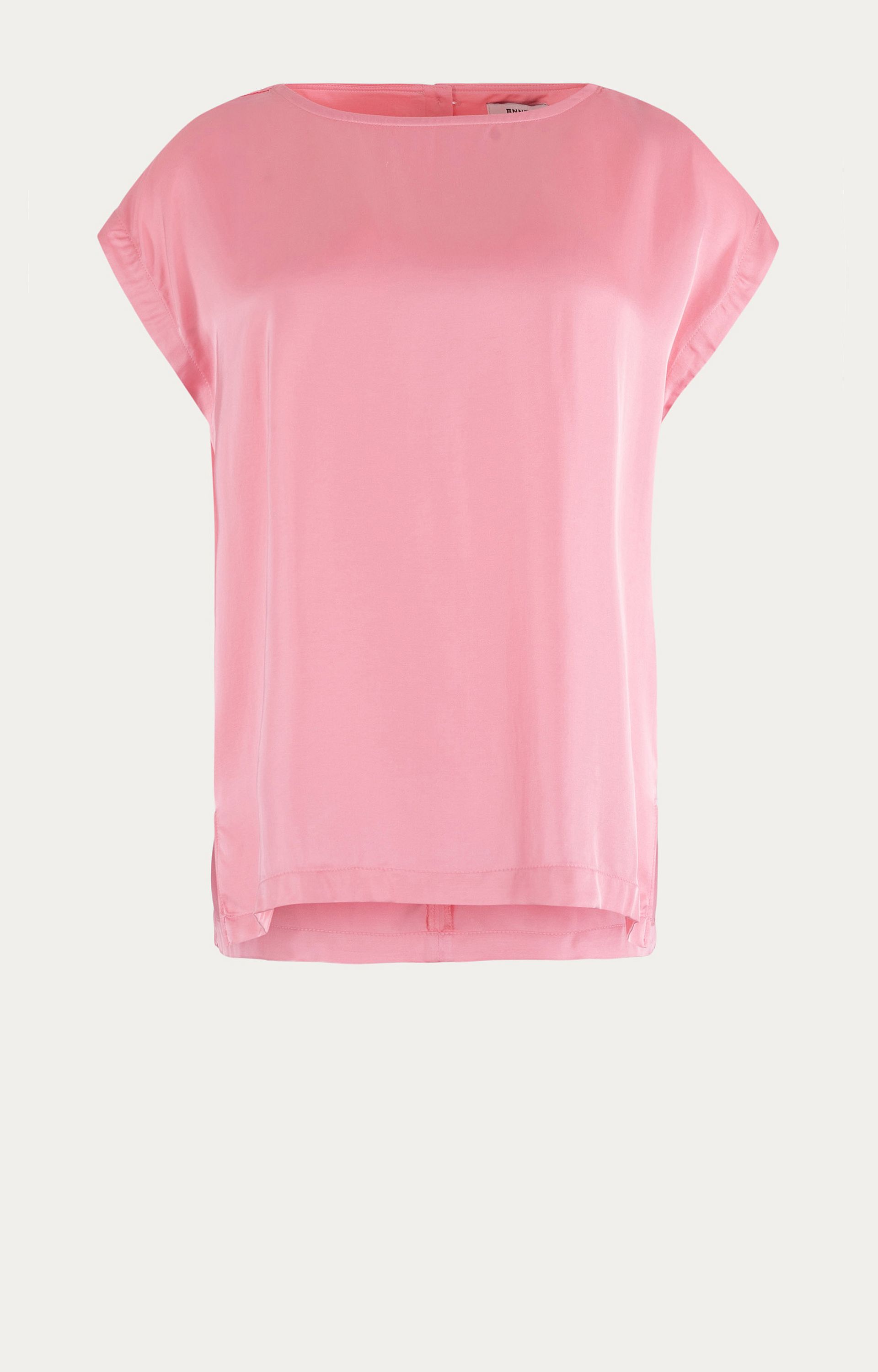 Blousetop met satijnlook