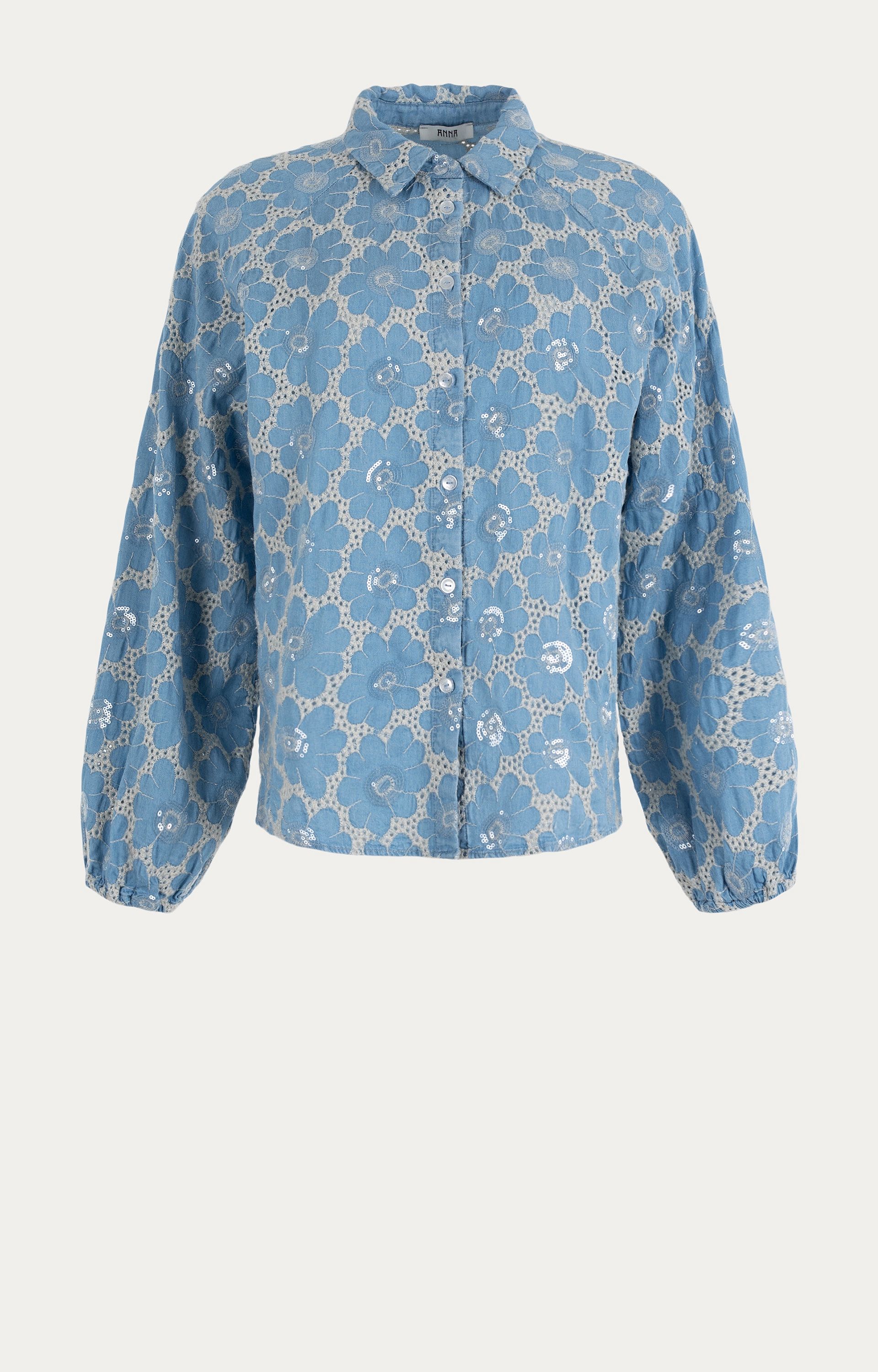 Blouse met embroidery